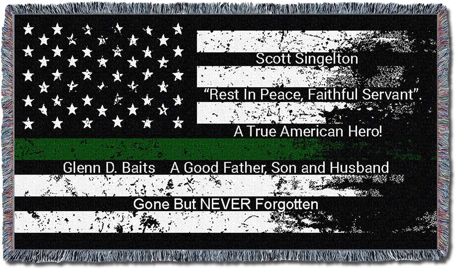 Pure Country Weavers US Army -Military Service Mark Seal Blanket Eagle - Gift Military Tapestry Throw Woven from Cotton - Made in the USA (72x54)