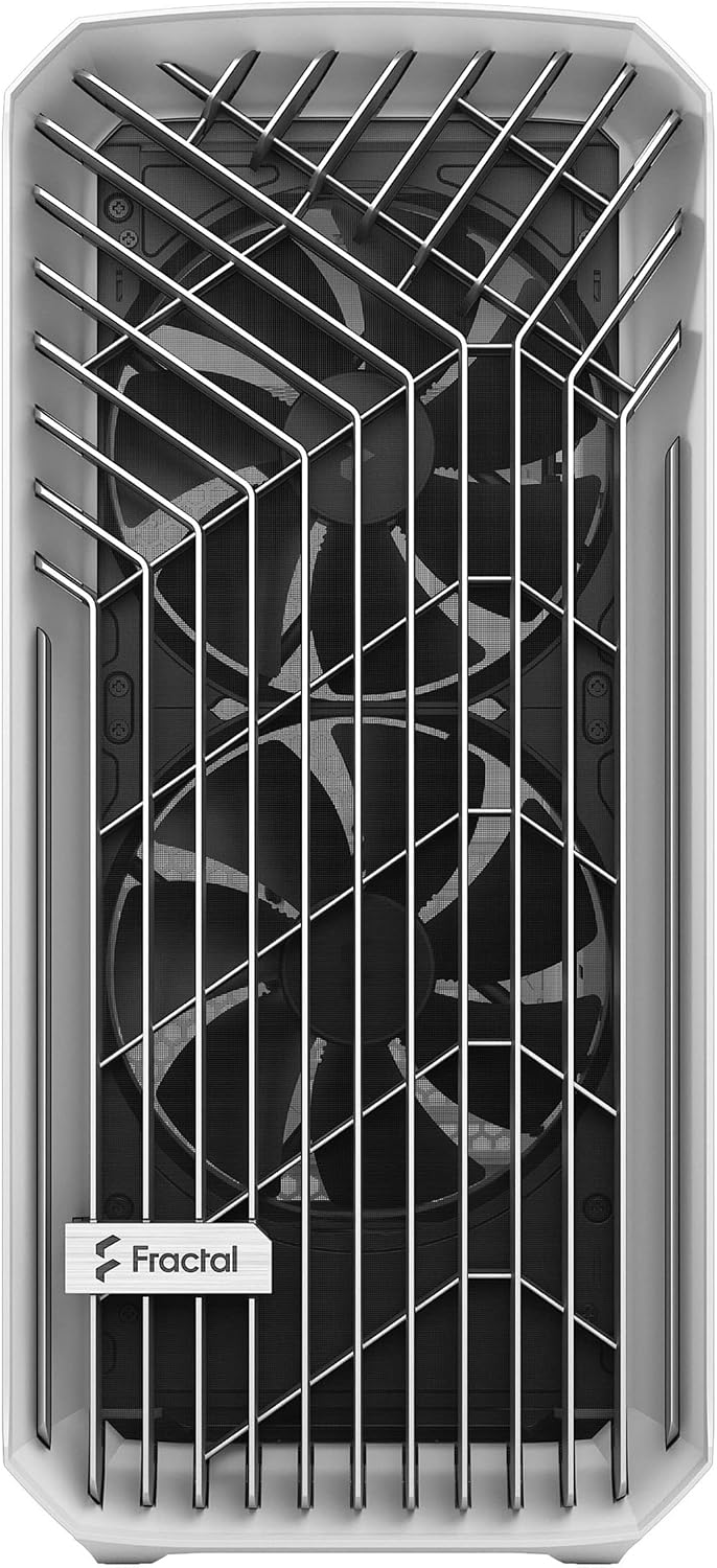 Fractal Design Torrent Black - Light Tint Tempered Glass Side Panel - Open Grille for Maximum air Intake - Two 180mm PWM and Three 140mm Fans