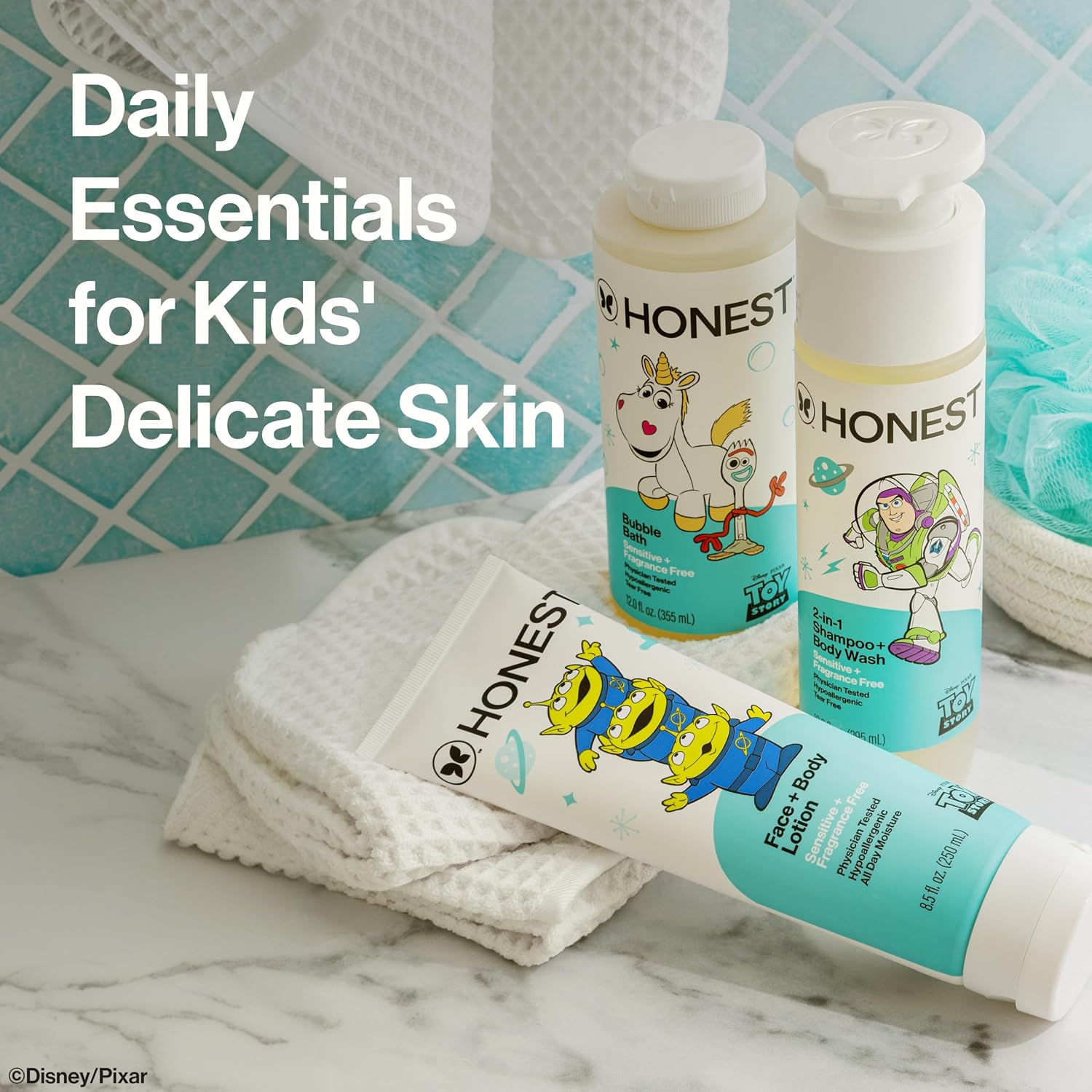 The Honest Company Face and Body Lotion, Fragrance-Free, 8.5 fl oz