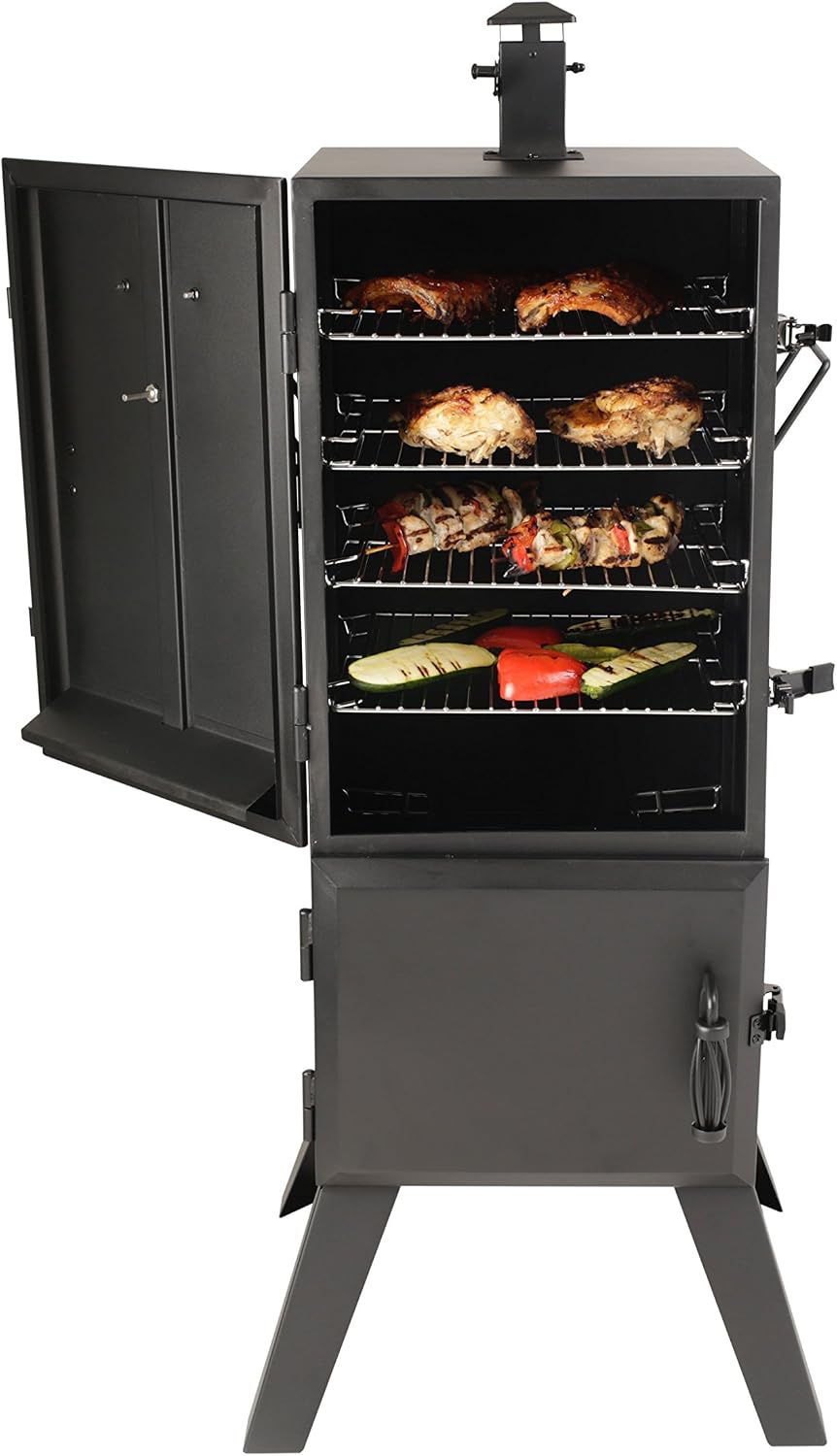 Dyna-Glo DGY784BDP 36" Vertical LP Gas Smoker, Black powder coat