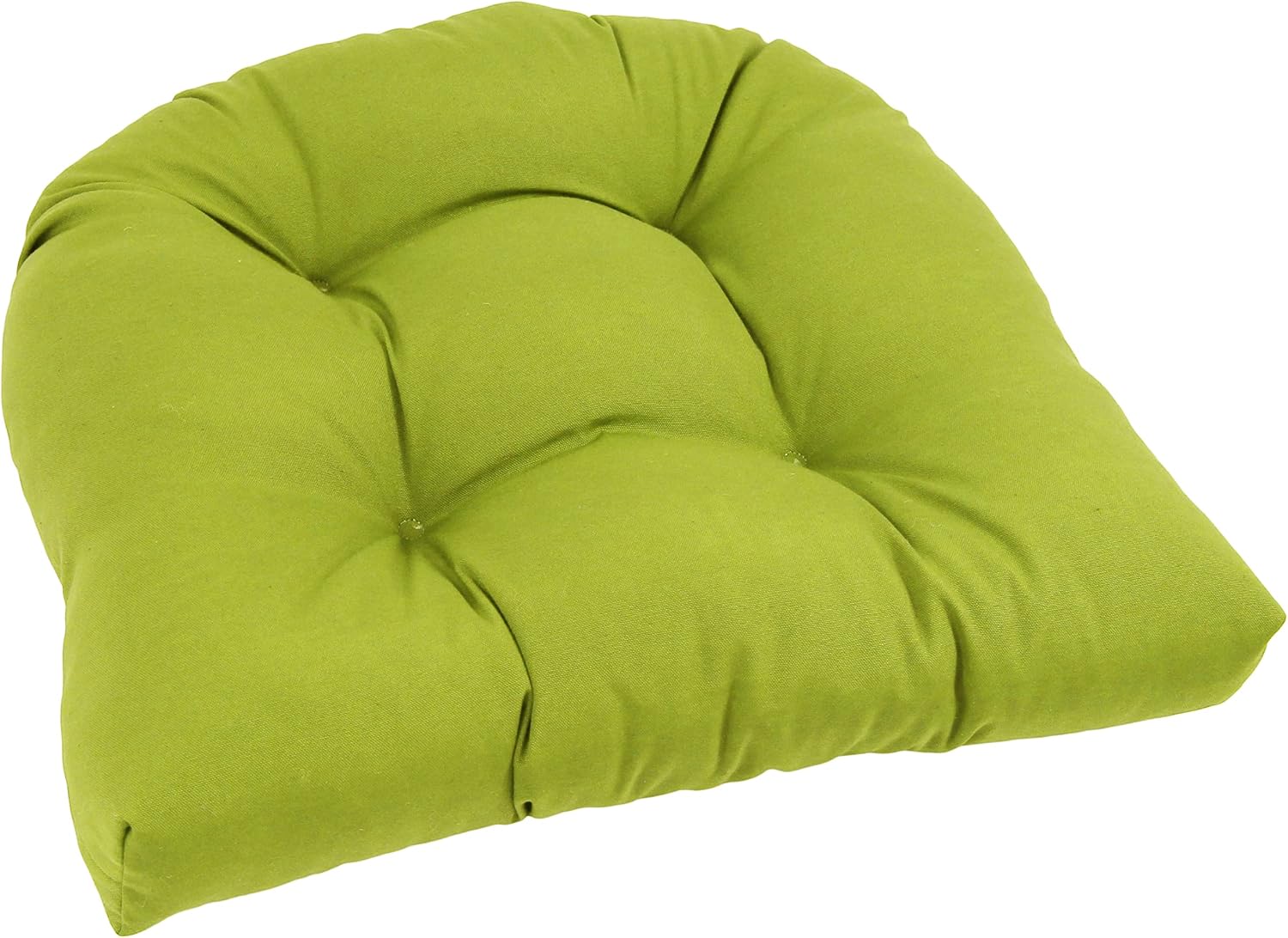 Blazing Needles Twill Rounded Back Chair Cushion,Sage, 19" x 19" 1 Count