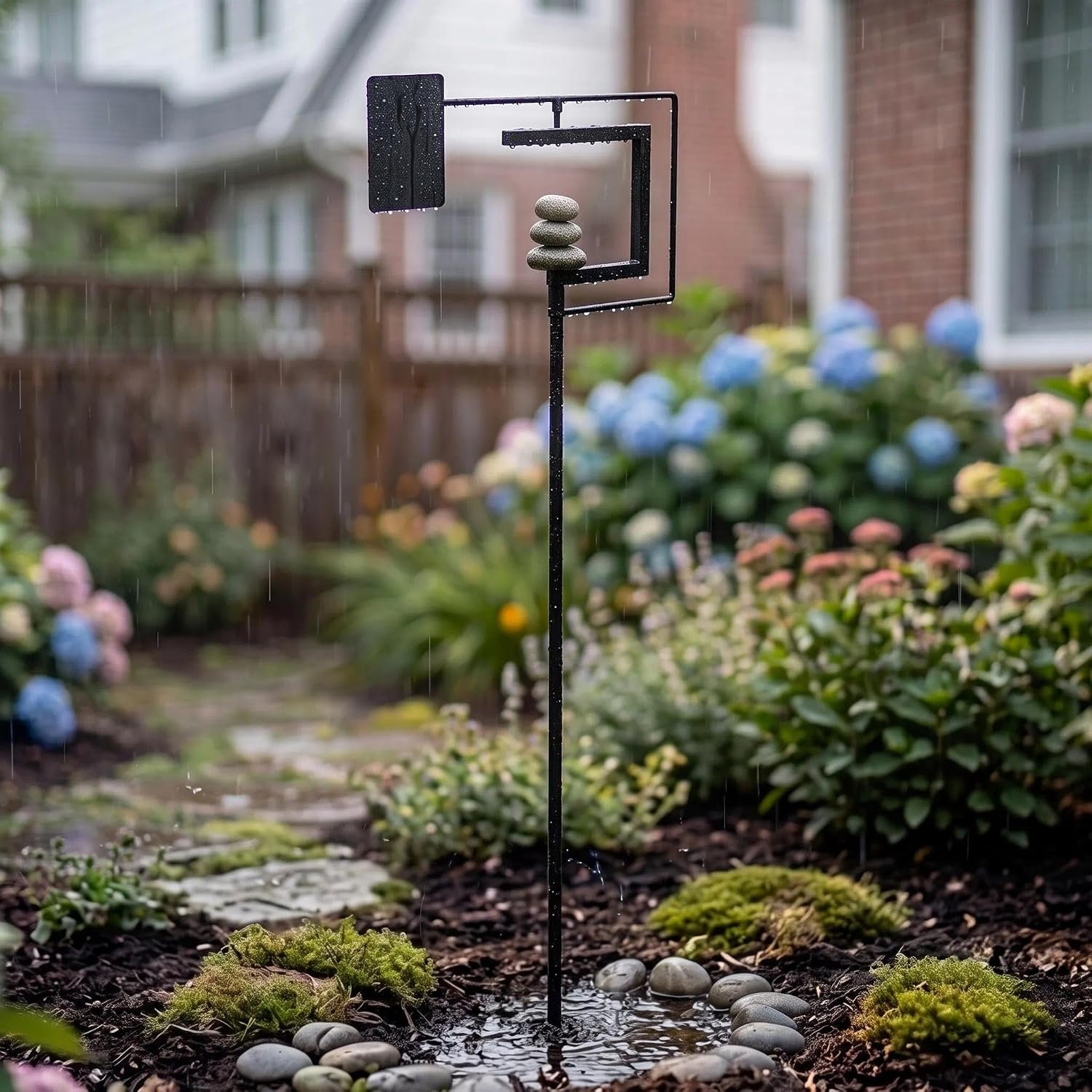 DECOROCA Kinetic Wind Spinners Outdoor - Large Metal Wind Sculptures