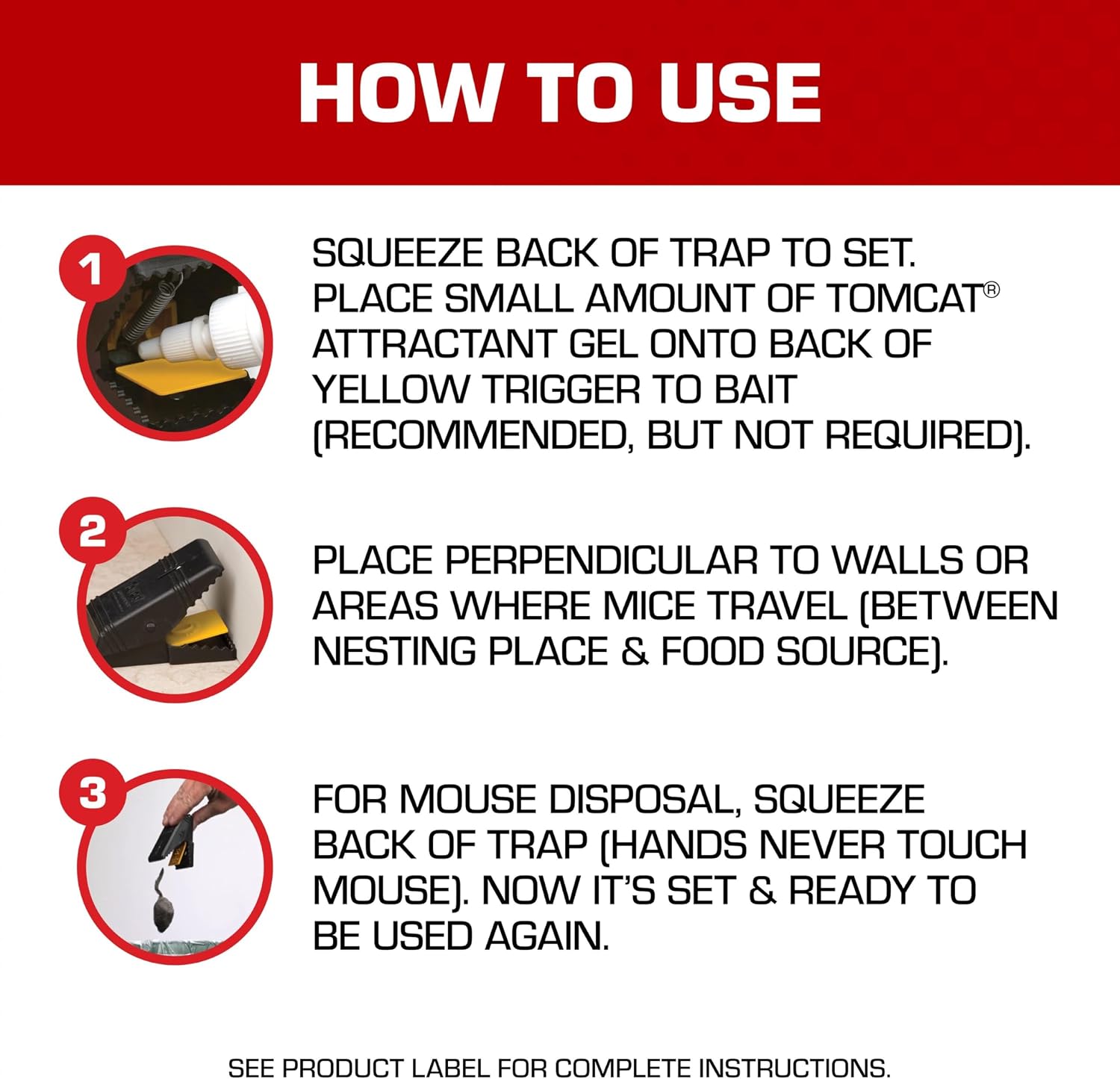 Tomcat Tunnel Trapping System | Rat & Mice Traps - 1 Tunnel Station and 2 Reusable Snap Traps