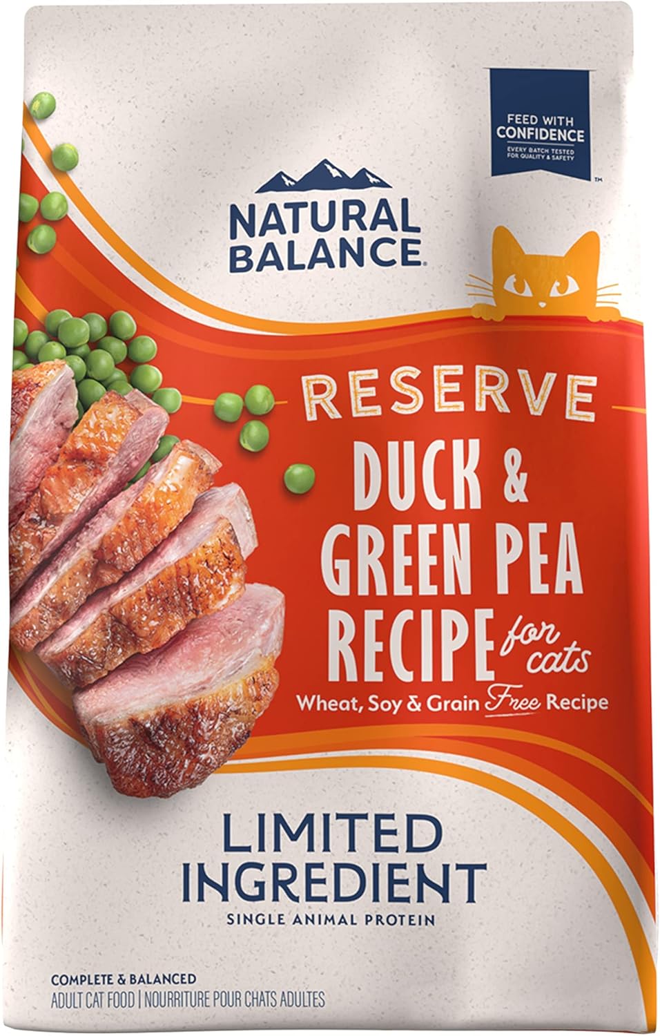 Natural Balance Limited Ingredient Adult Grain-Free Dry Cat Food - Balanced Nutrition - Soy-Free