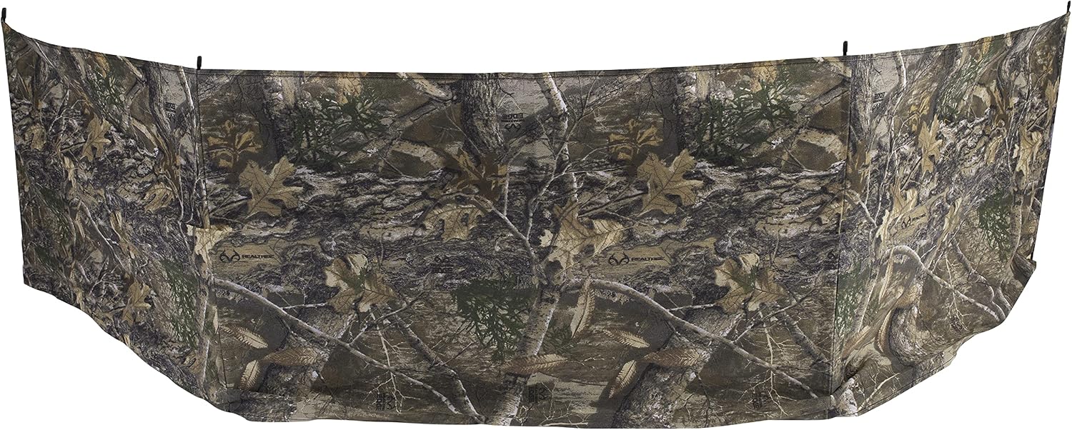 Allen Company Portable Ground Blind for Turkey and Deer Hunting - Outdoor Shooting Gear - Comes with Stakes for Easy Set Up - Realtree Edge Camo