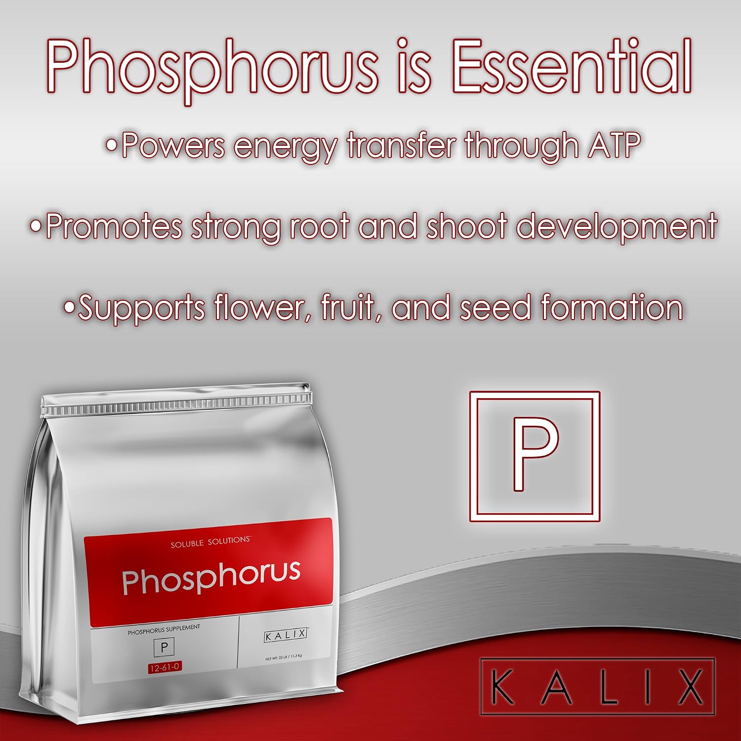KALIX Phosphorus | 12-61-0 Monoammonium Phosphate Fertilizer | High Phosphorus