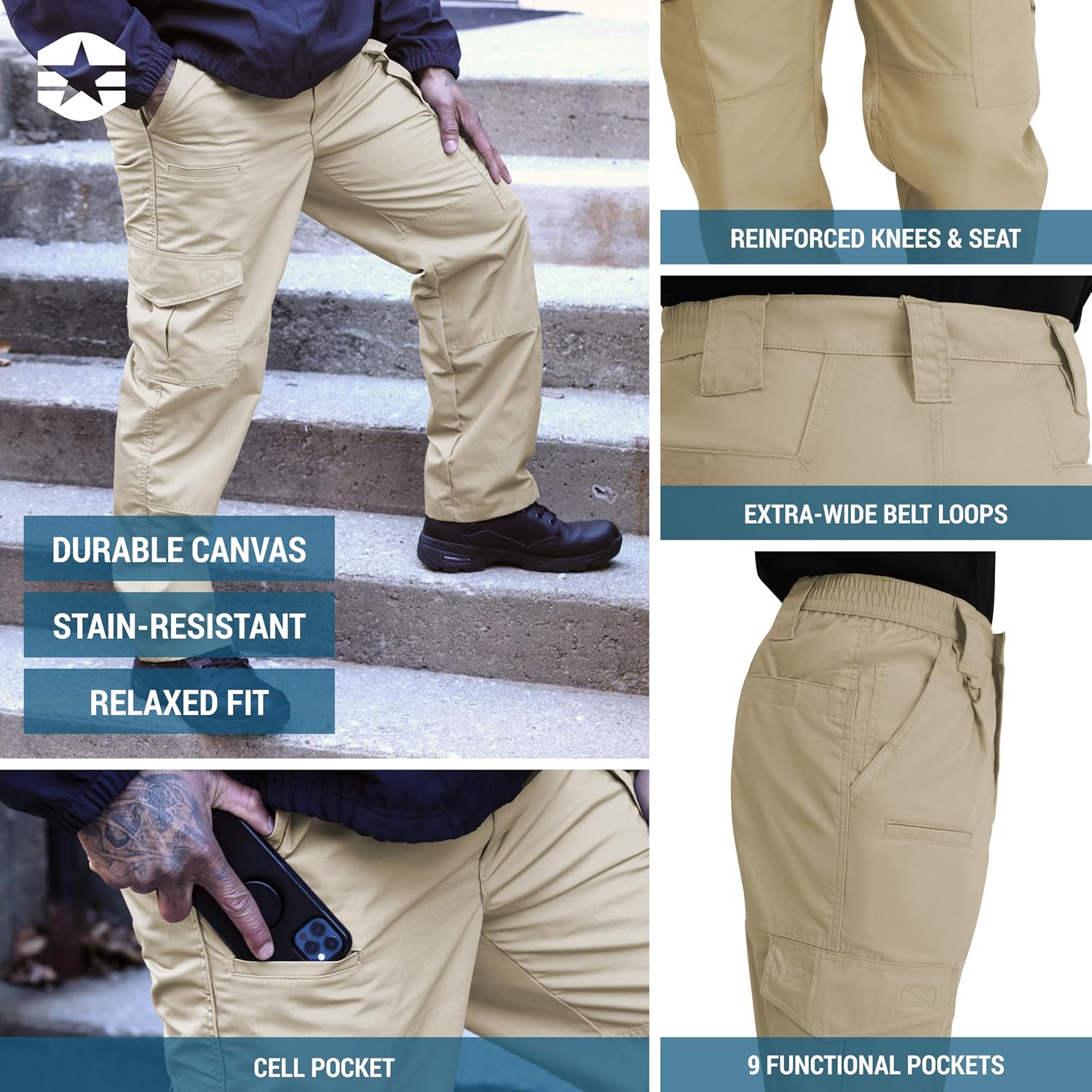 Propper Men's Icon Softshell Vest | Performance Cargo Work Pants for Law Enforcement and First Responders