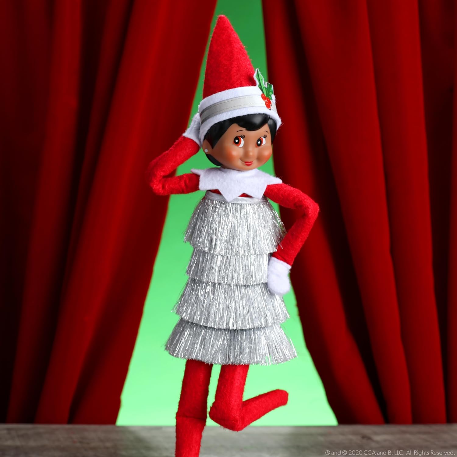 The Elf on the Shelf Claus Couture Tiny Tinsel Dress