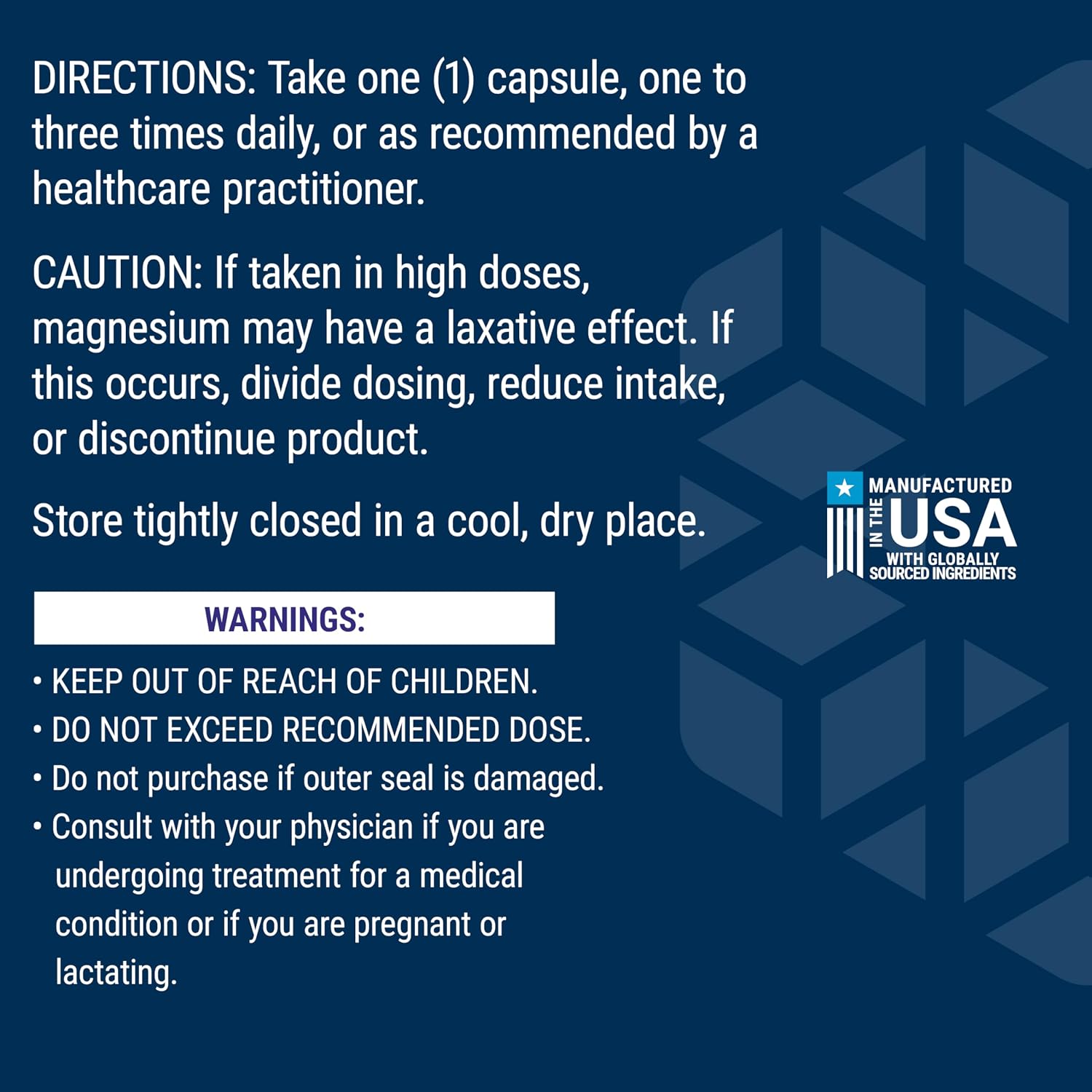 Life Extension Magnesium Caps, 500 mg, Magnesium Oxide, Citrate, and Succinate, Heart Health, Healthy Bones, Metabolism Support, 100 Vegetarian Capsules | Magnesium Oxide, Citrate & Succinate Blend for Heart Health, Healthy Bones & Metabolism, 100 Vegeta…