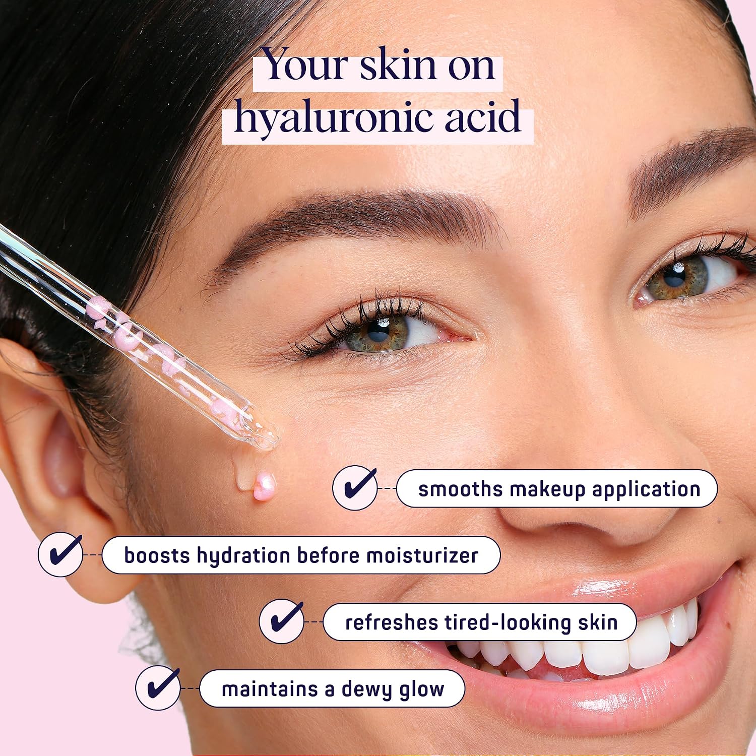 SpaLife Beauty Pearl Hyaluronic Acid Serum & 24k Gold Anti Aging Serum | AM/PM Facial Routine Duo | Deep Collagen Hydrating Treatment | Firming