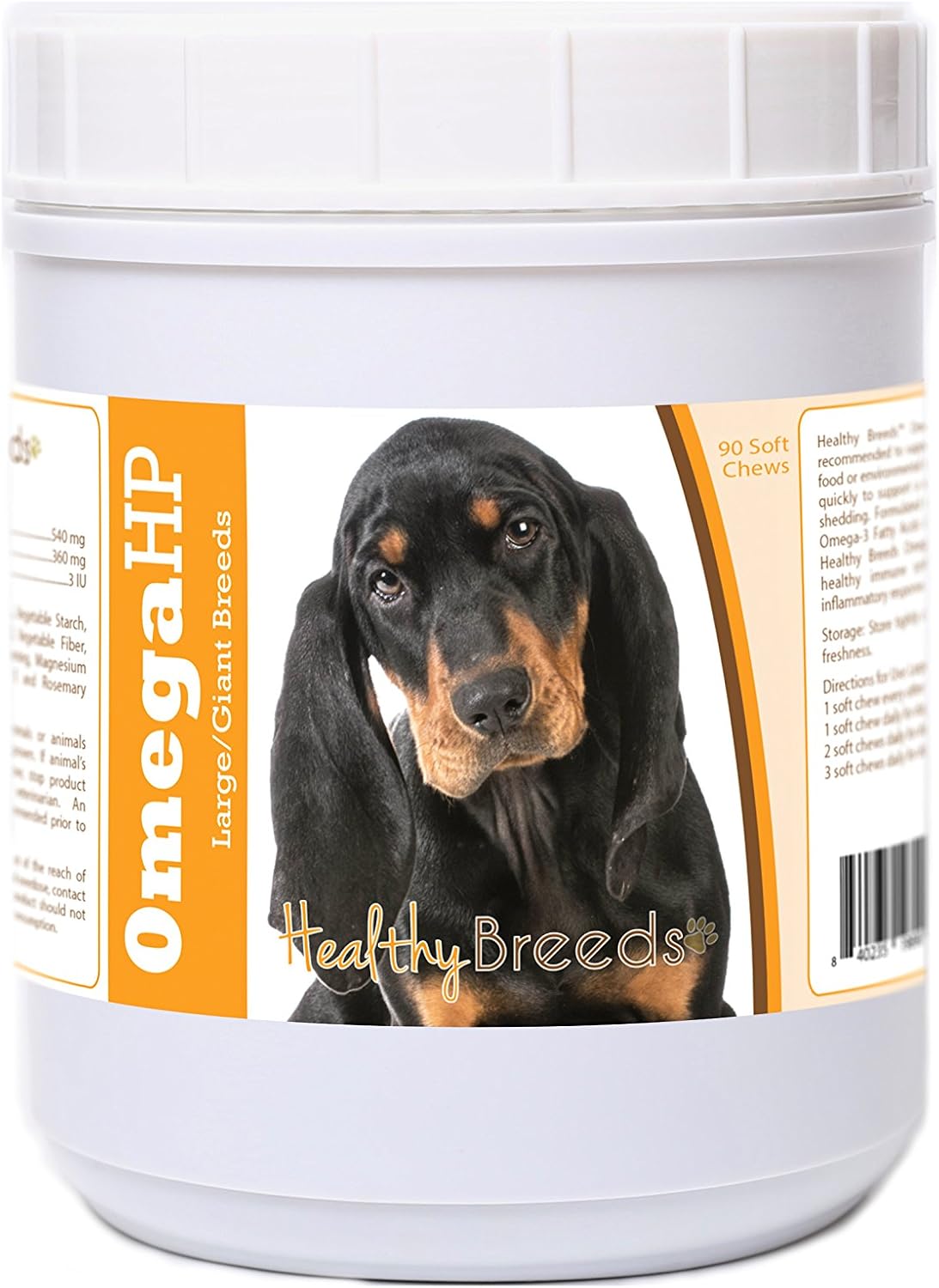 Healthy Breeds Siberian Husky Omega HP Fatty Acid Skin and Coat Support Soft Chews 60 Count