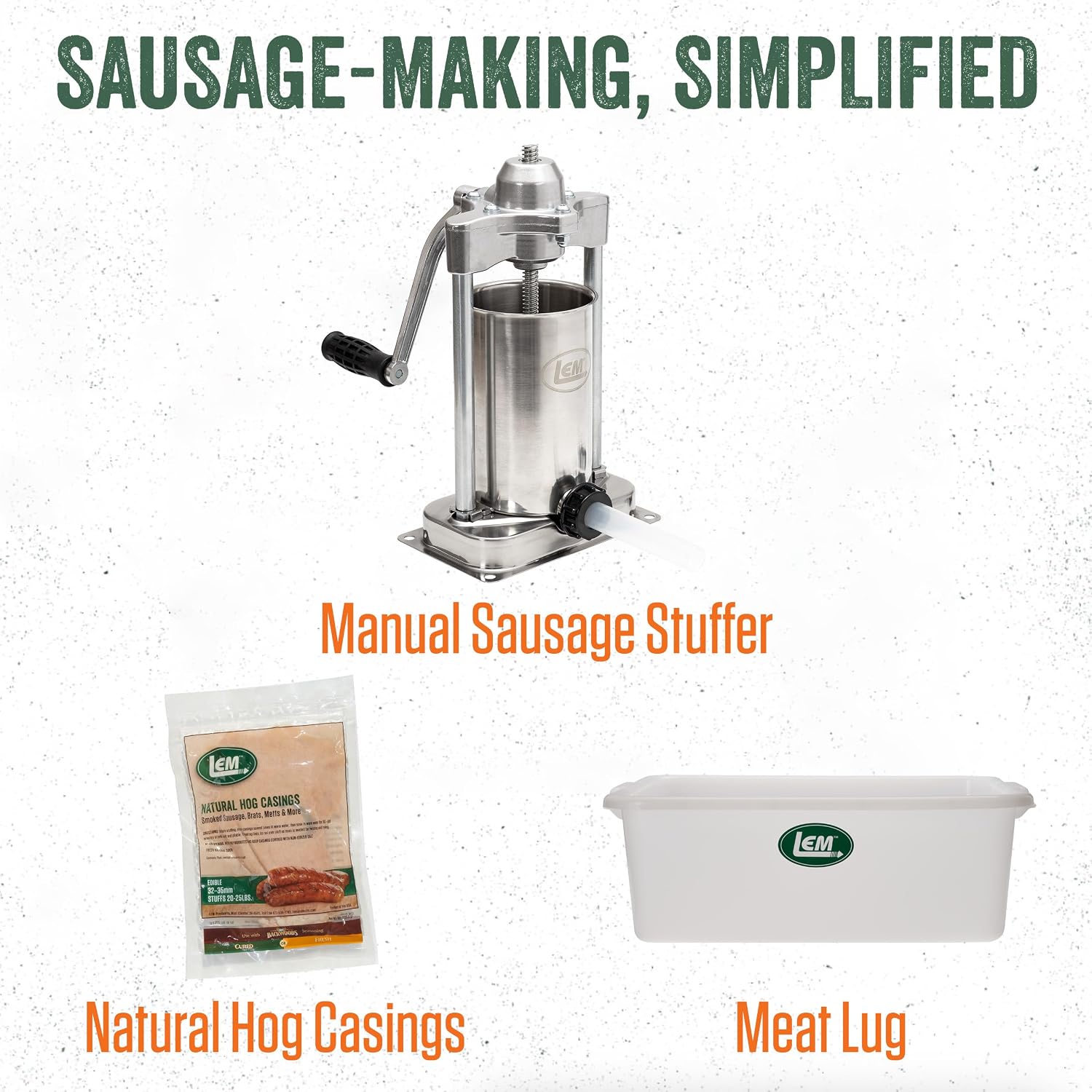 LEM Products Backwoods Breakfast Fresh Sausage Seasoning, 8.3 oz Packet | Pre-Measured Seasoning for Wild Game and Domestic Meat, Seasons Up to 25 Pounds of Meat for Homemade Patties and Sausages
