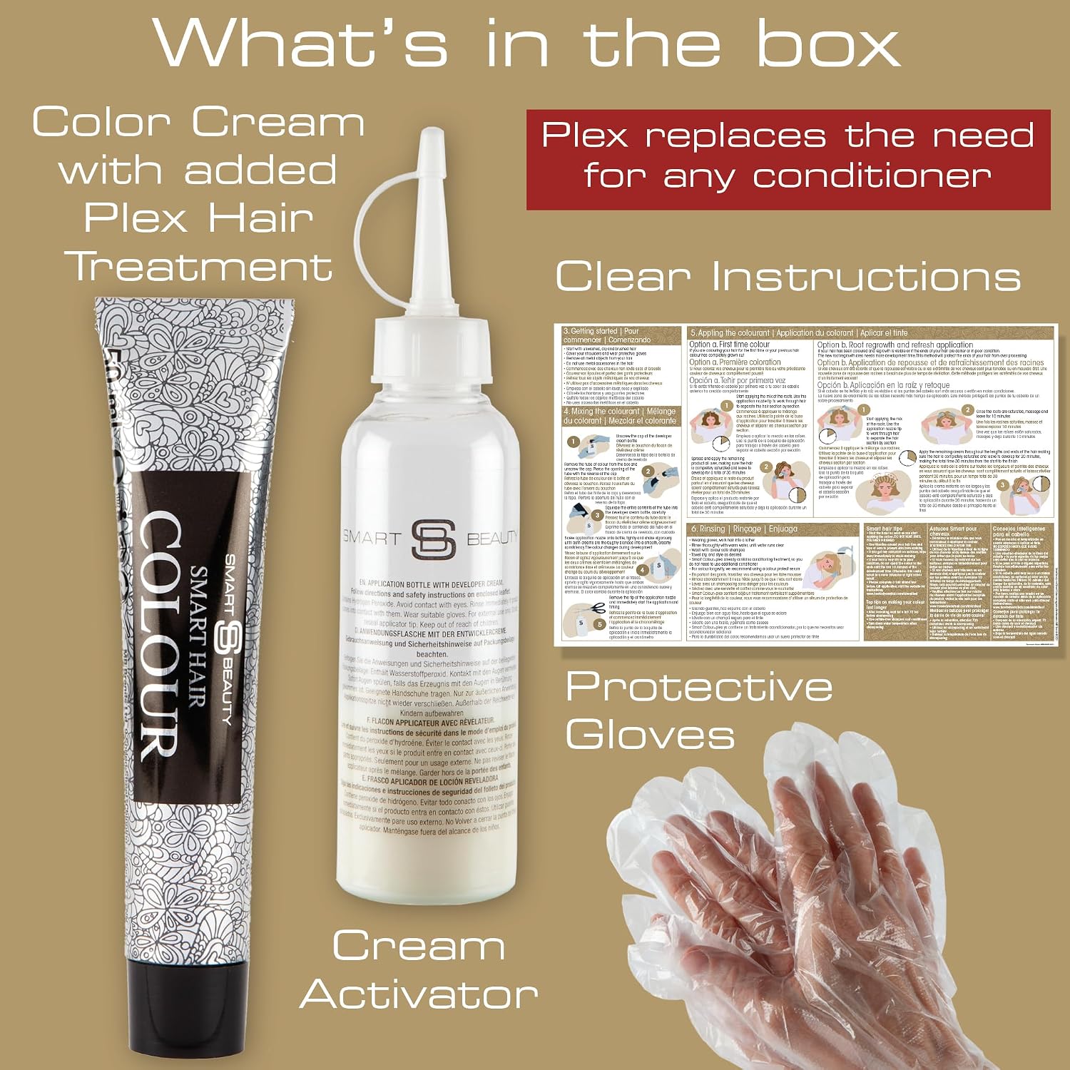 Smart Beauty Blonde Bleach-It, The Ultimate Lightener for Dark Hair, Perfect for Highlighting and Vibrant Pastel Colour, Hair Bleach Kit, Vegan & Cruelty Free