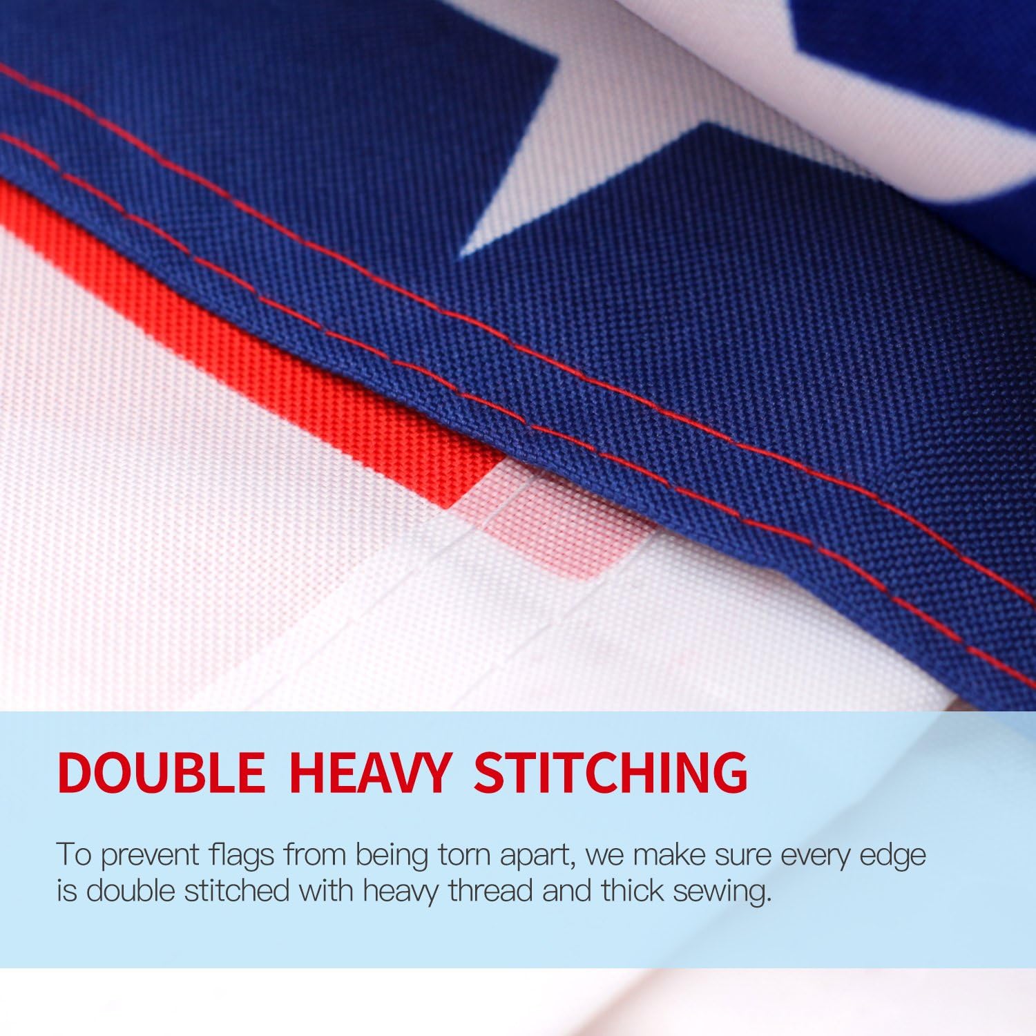 ANLEY Fly Breeze American National Flag 4x6 Foot Polyester - Vivid Color and Fade proof - Canvas Header and Brass Grommets - Banner Flags 4 X 6 Ft