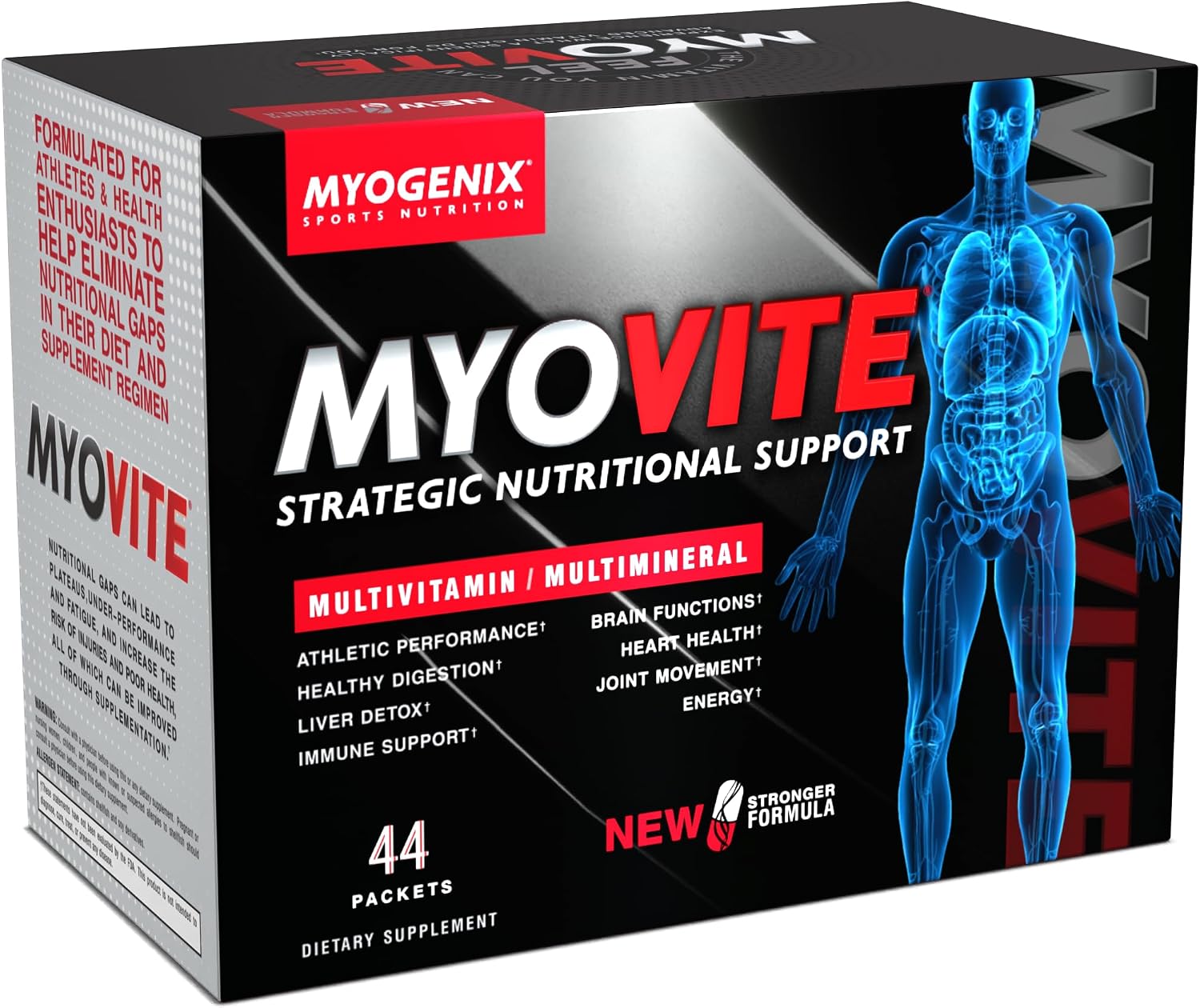 Myogenix Myovite Multivitamin – Daily Supplement – Designed for Athletes – Supports Joint, Heart
