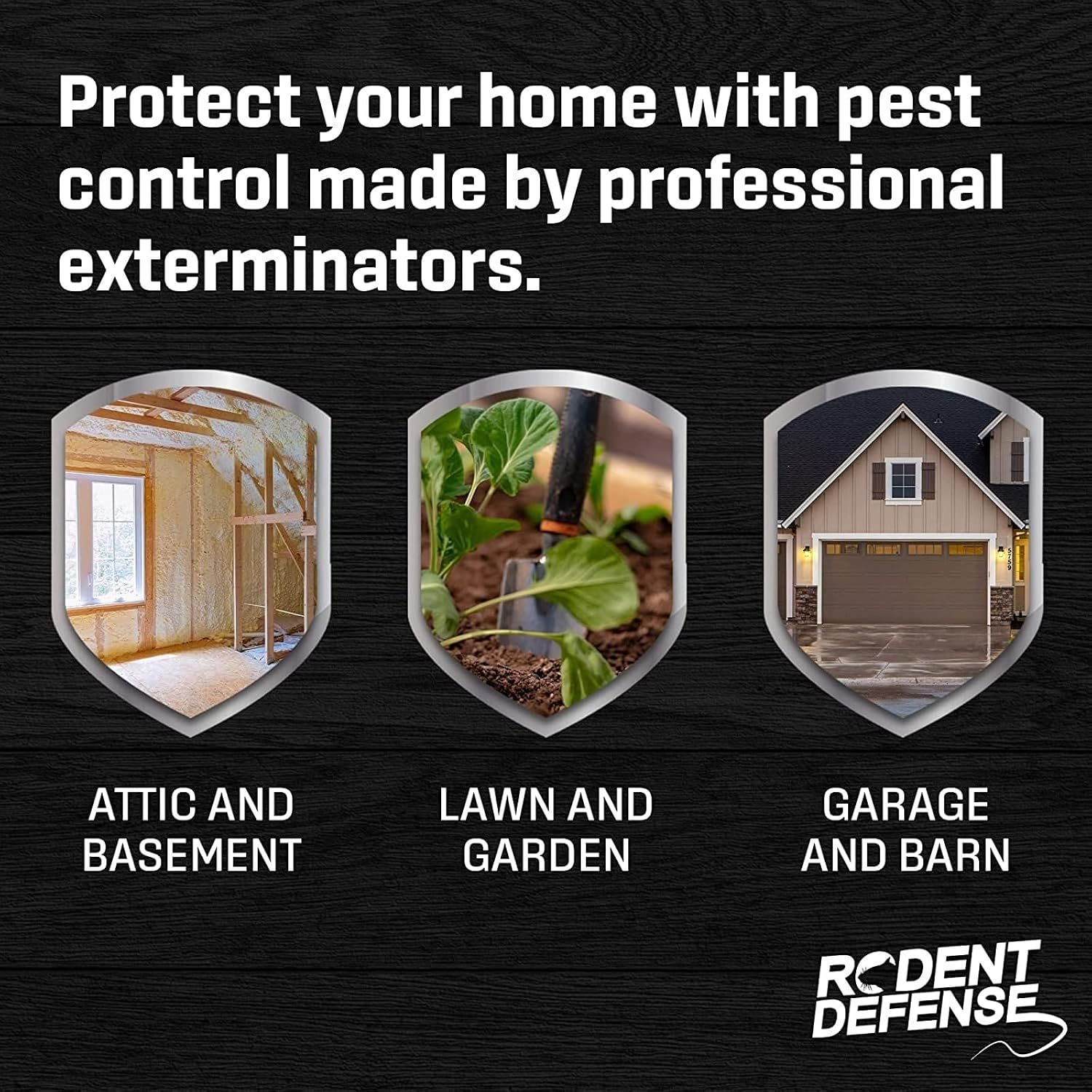 Exterminators Choice - 32 oz Peppermint Rodent Defense Spray - Great for Lawns, Gardens, Attics, and Garages - Non-Toxic Deterrent for Pest Control - Repels Mice and Rats - Safe for Kids and Pets