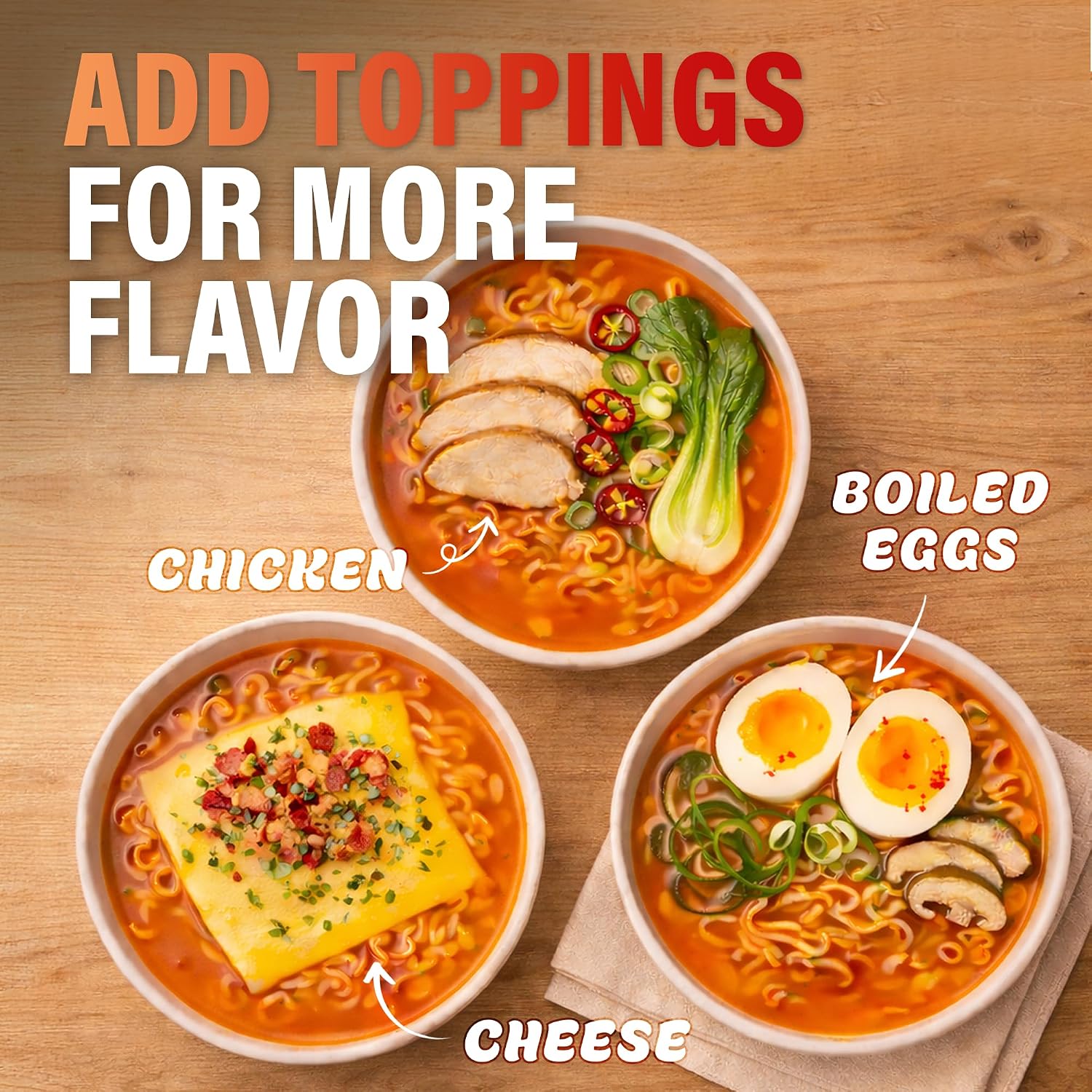Nongshim Shin Ramyun Light, Air-Dried Korean Ramen Noodles, 4 Pack
