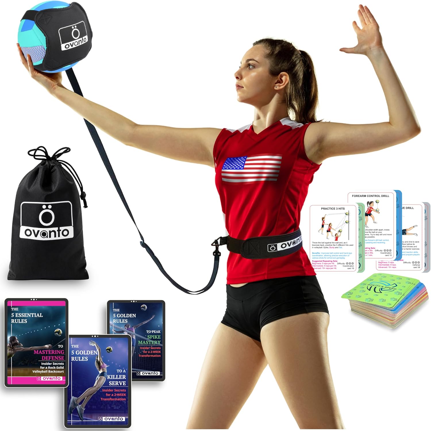 OVANTO Volleyball Training Equipment Kit