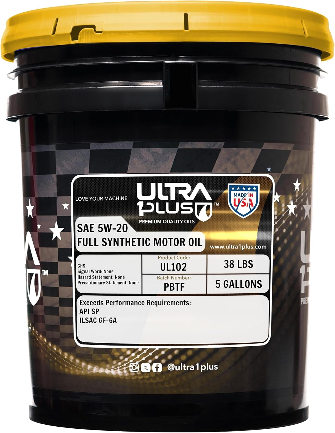 SAE 5W-30 Full Synthetic Motor Oil API SP ILSAC GF-6A 1 Gallon