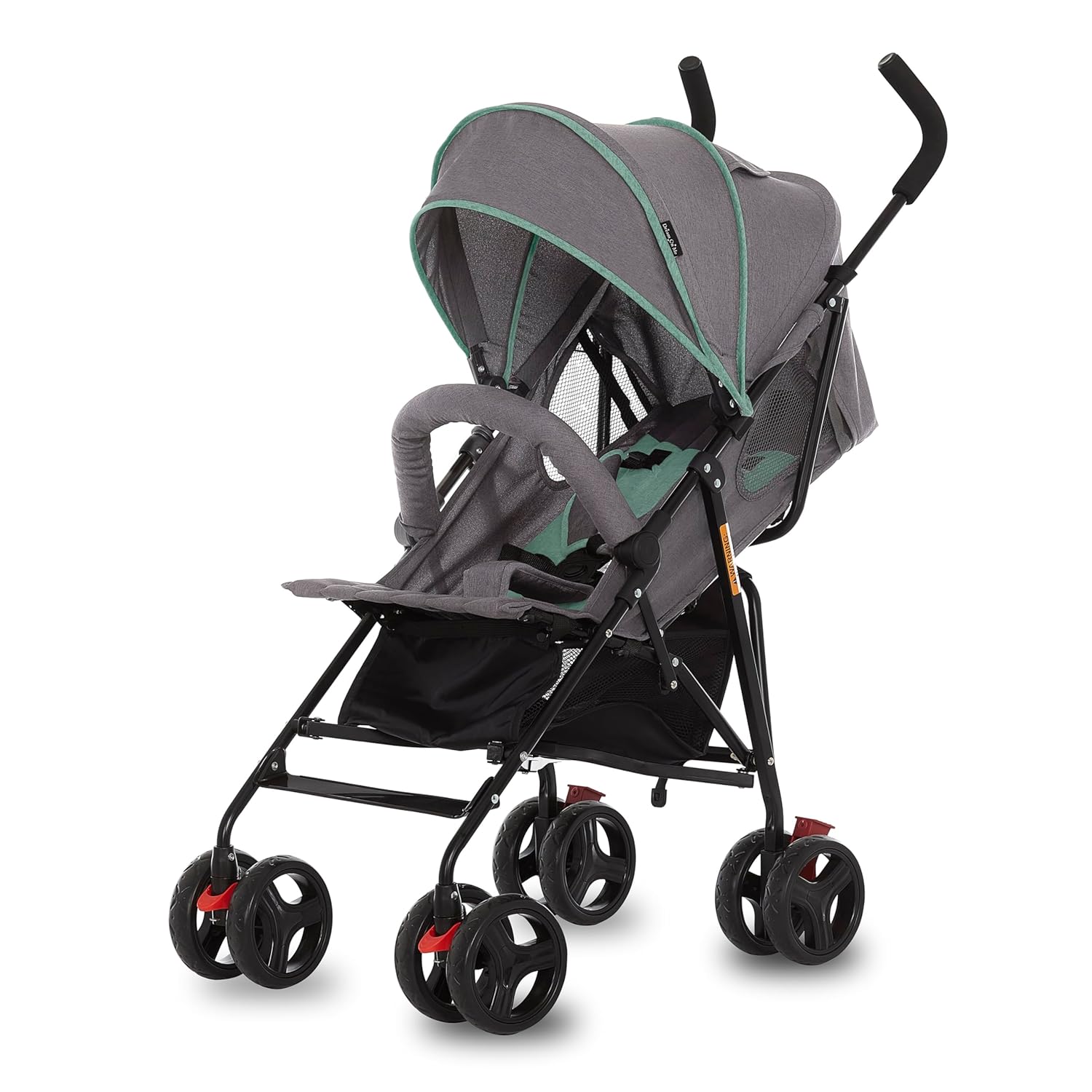 Dream On Me Vista Moonwalk Baby Stroller in Light Gray, Lightweight Infant Stroller with Compact Fold
