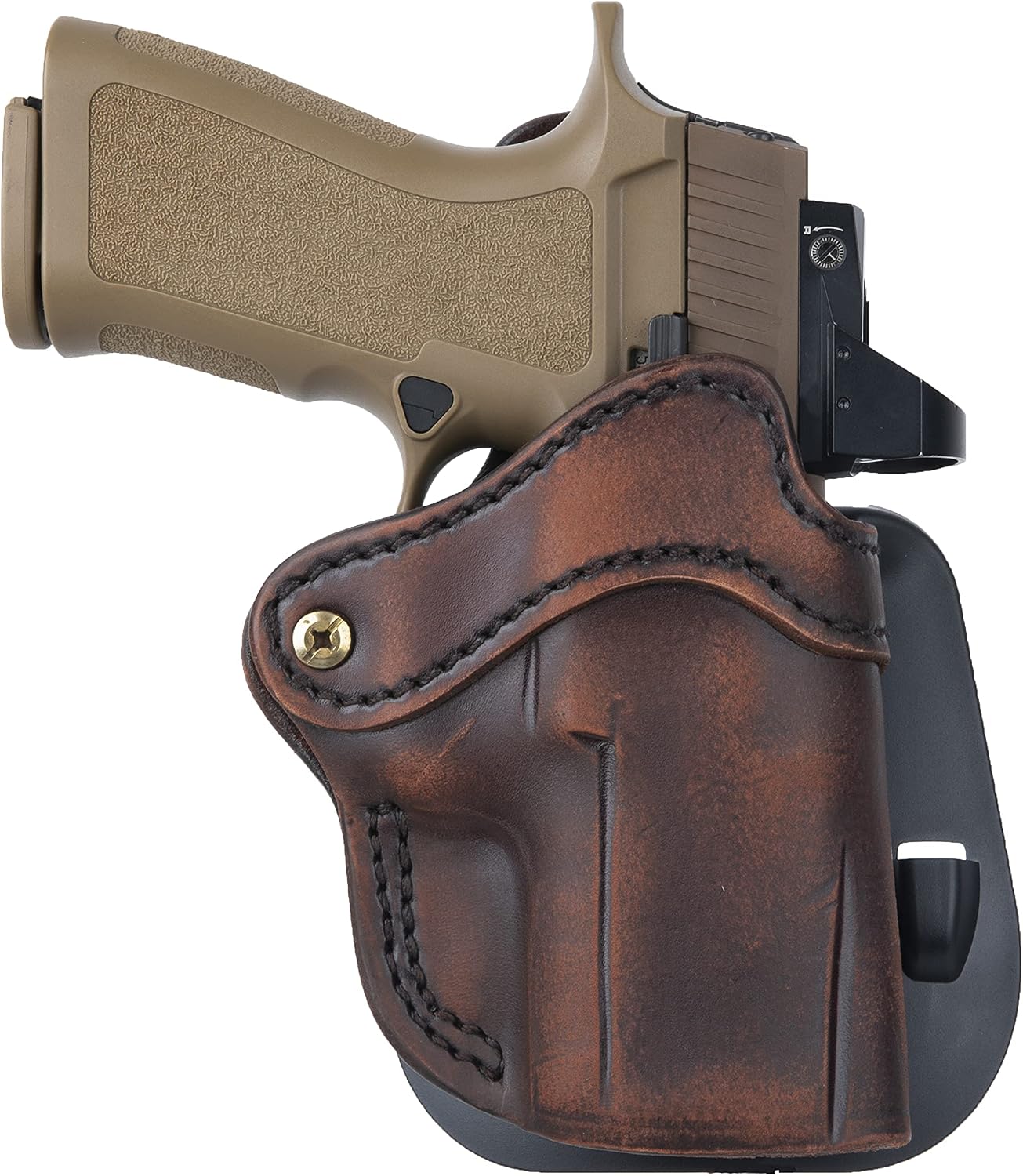 1791 Optic Ready Paddle Holster Fits Glock 45, Walther PDP, CZ P10C, HK VP9