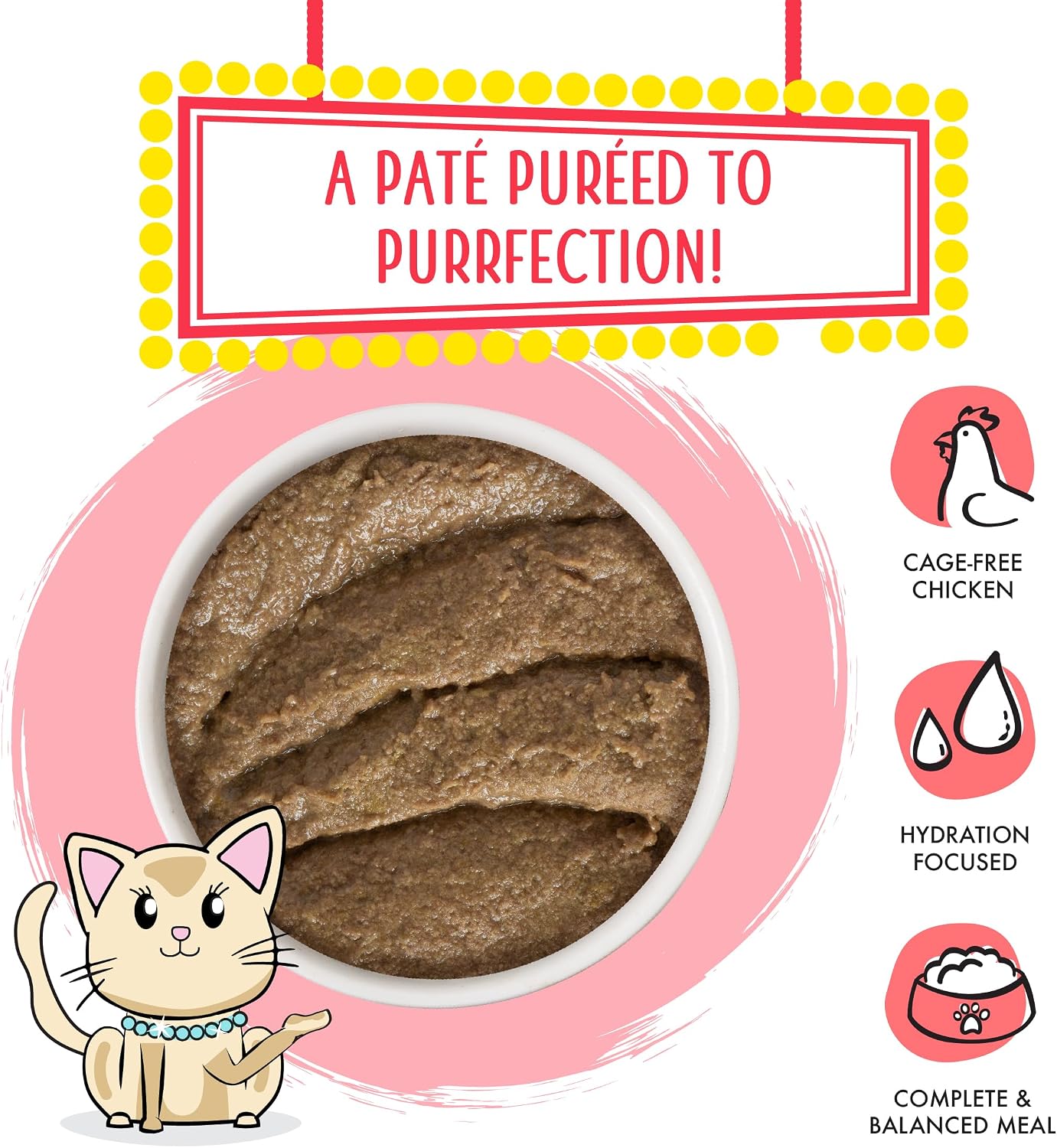 Weruva Wet Cat Food, Jolly Good Fares with Chicken and Salmon Pate, 3oz Can, Pack of 12