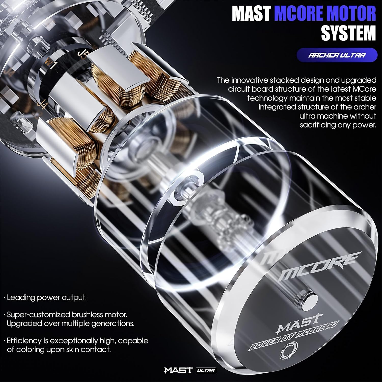 Mast Archer Cordless Tattoo Pen Machine Rotary Tattoo Gun