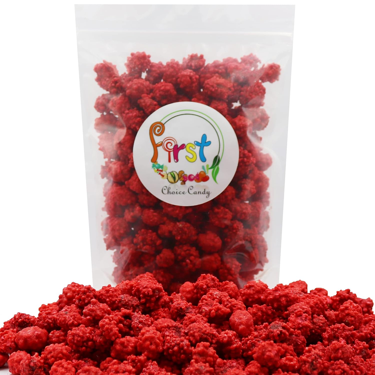 FirstChoiceCandy French Burnt Peanuts Classic Red Old Fashioned Candy, 2 Pound