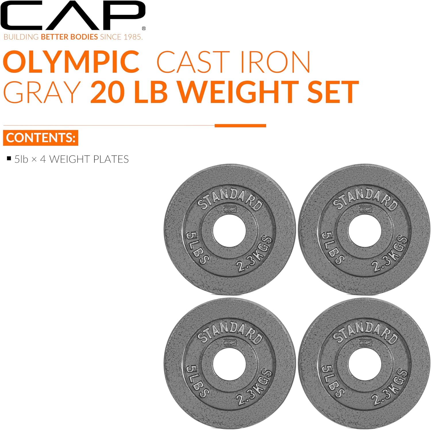 CAP Barbell 2-Inch Olympic Weight Plate | Multiple Options