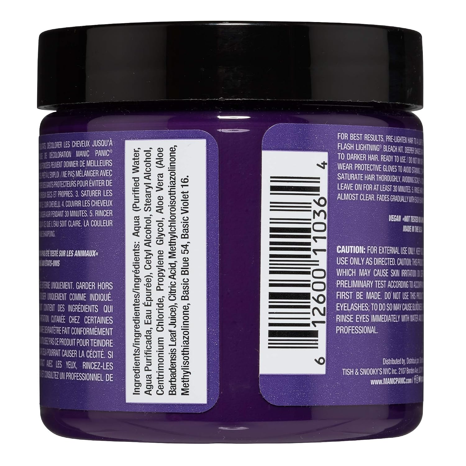 MANIC PANIC Classic Cotton Candy Pink Semi Permanent Hair Color - Bright Pink Hair Dye for Women & Men That Lasts 4-6 Weeks - Vegan, Ammonia & Cruelty-Free - Create & Mix Custom Shades (4oz / 2pk)