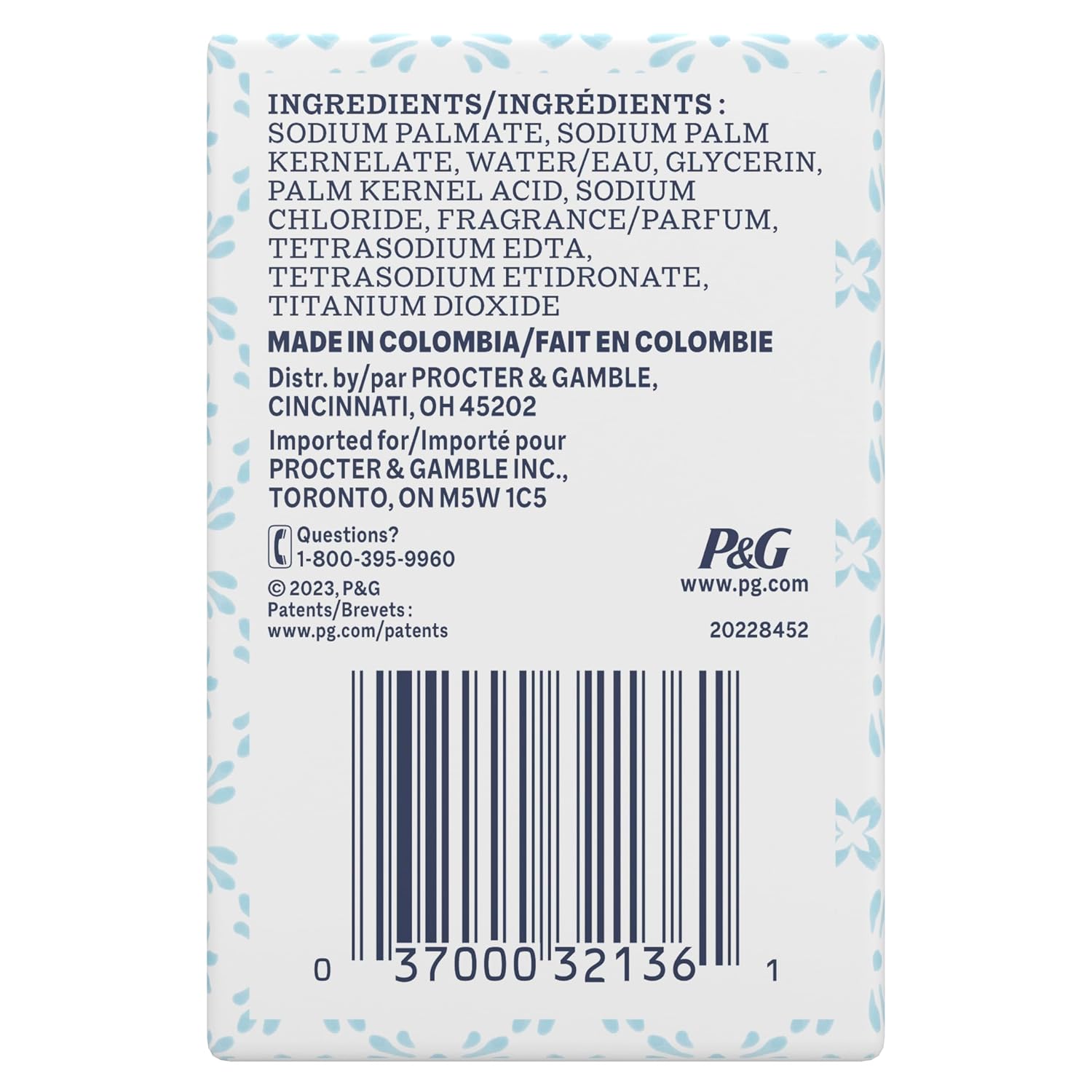 Ivory Simply Ivory Bath Bar for Unisex, 3 Count