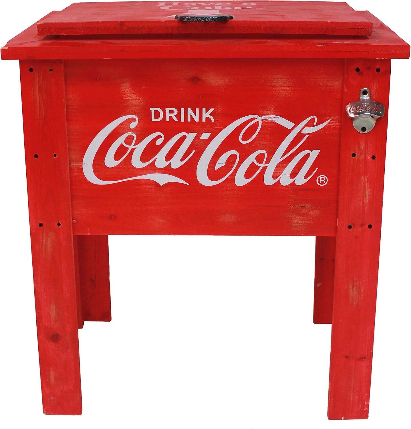 Leigh Country CP 98100 Coca Cola Vintage Cooler, 54-Quart, Red