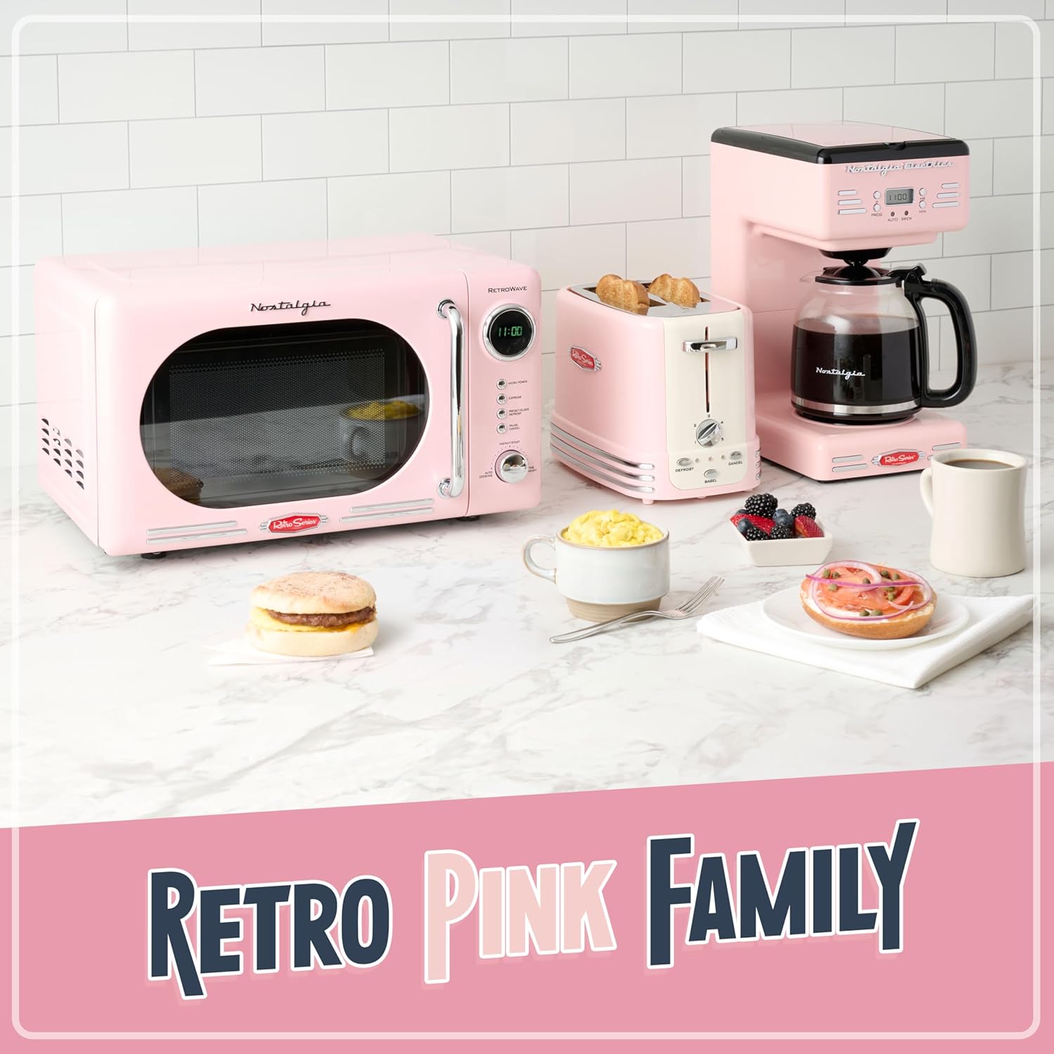 Nostalgia Retro 12-Cup Programmable Coffee Maker With LED Display, Automatic Shut-Off & Keep Warm, Pause-And-Serve Function, Aqua