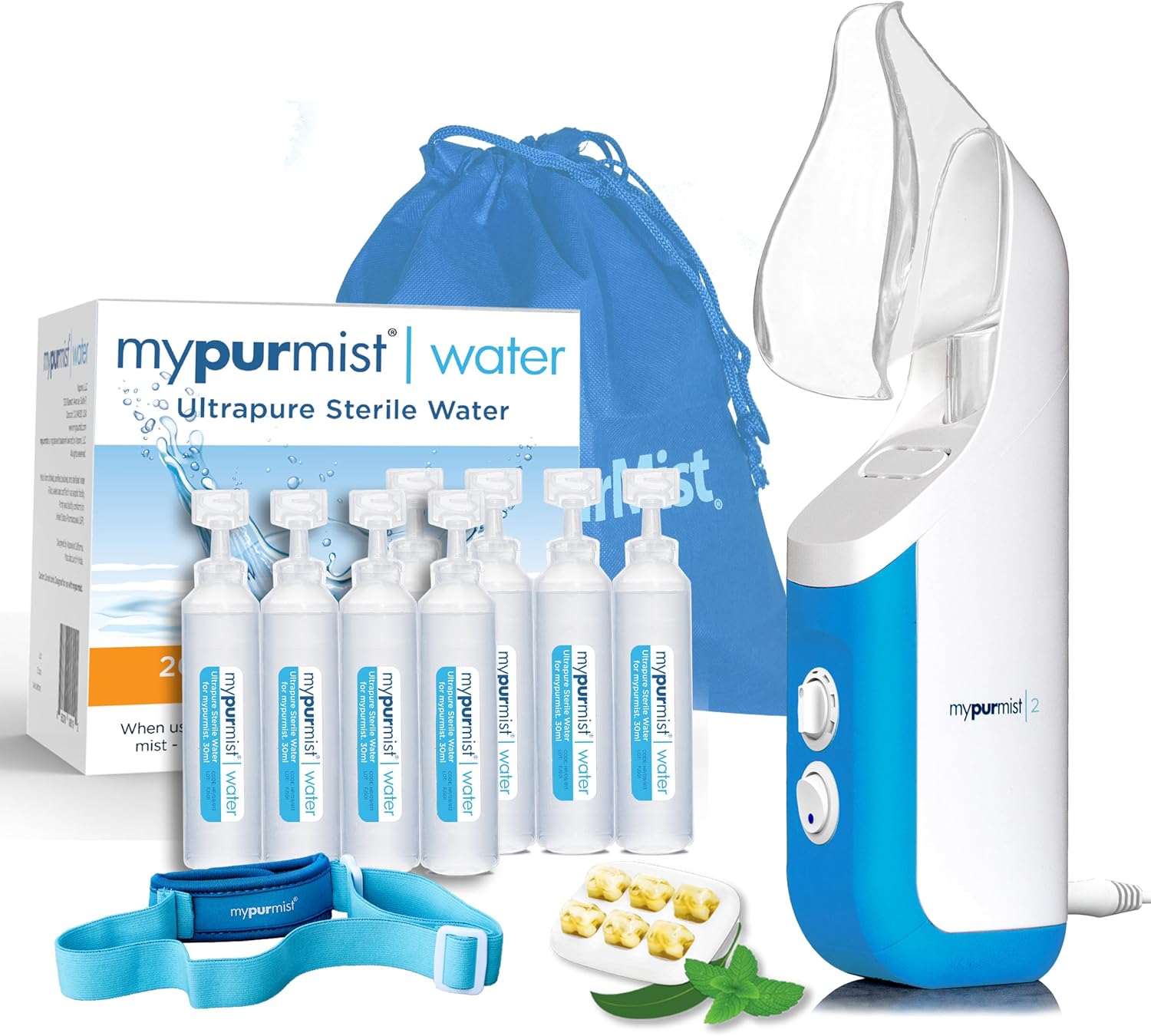 Mypurmist 2 Plug-in Steam & Sinus Inhaler Premium Value Kit