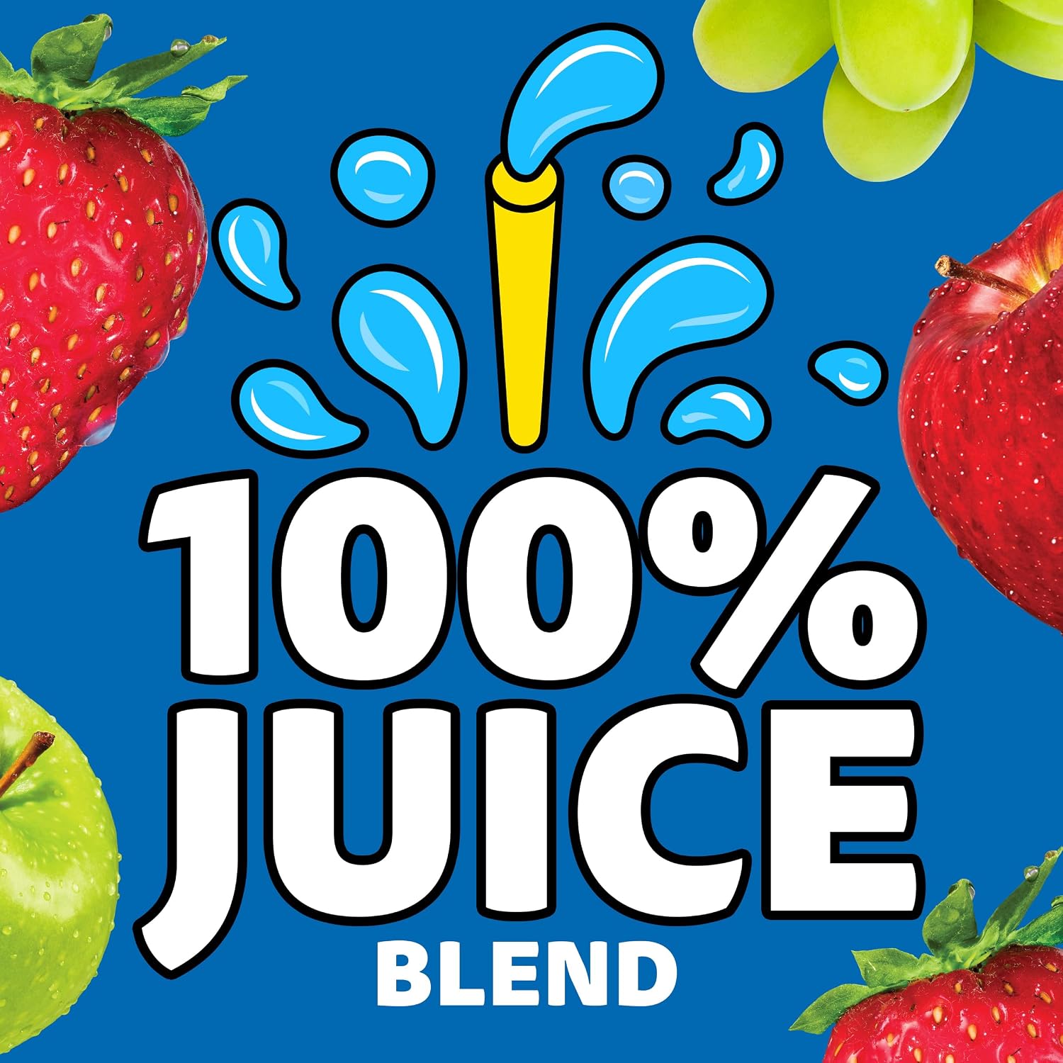 Capri Sun 100% Juice from Concentrate, 10 Pouches Apple Juice, 6 fl oz | for School Lunches and On-the-Go Hydration, All Natural Ingredients, No Artificial Colors, Flavors Or Preservatives