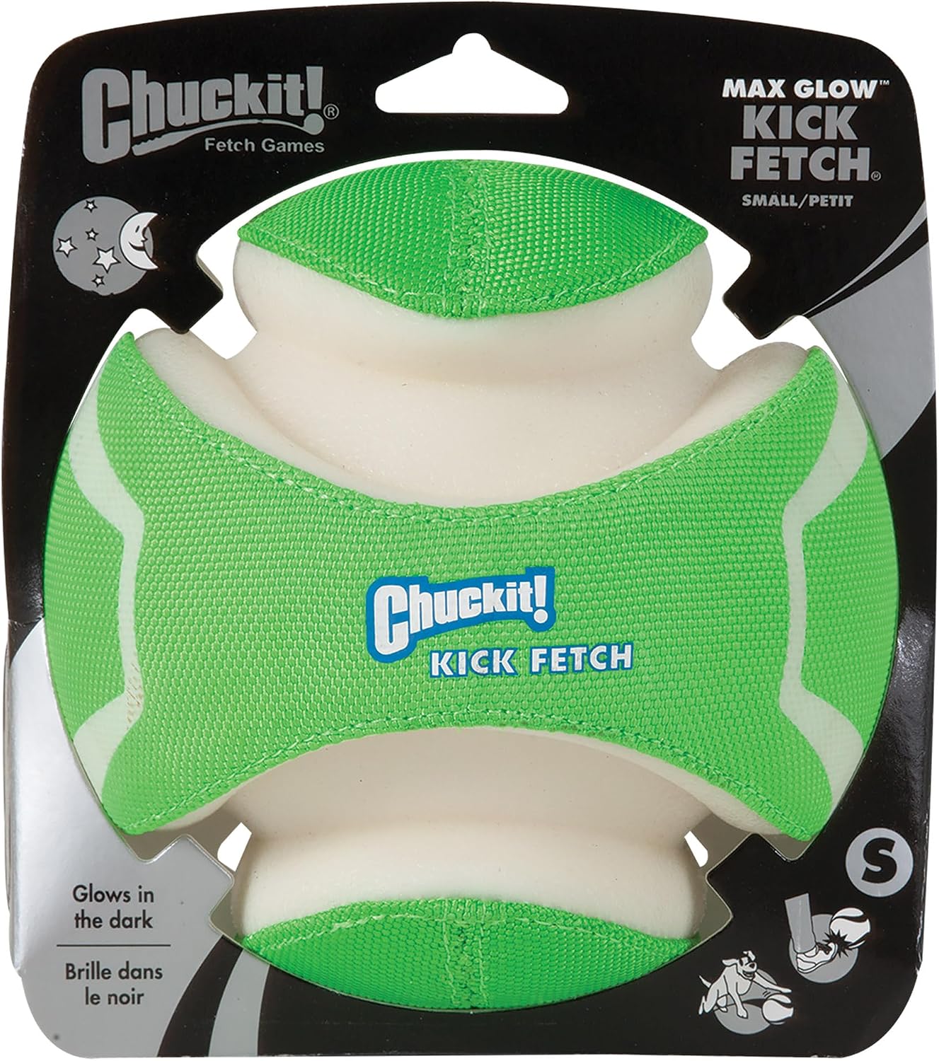 Chuckit! Kick Fetch Ball Dog Toy, Floats in Water, Large 8 Inch Diameter | Durable rubber and foam build, interactive play design, great for pool or lake sessions, built for big breed dogs each day