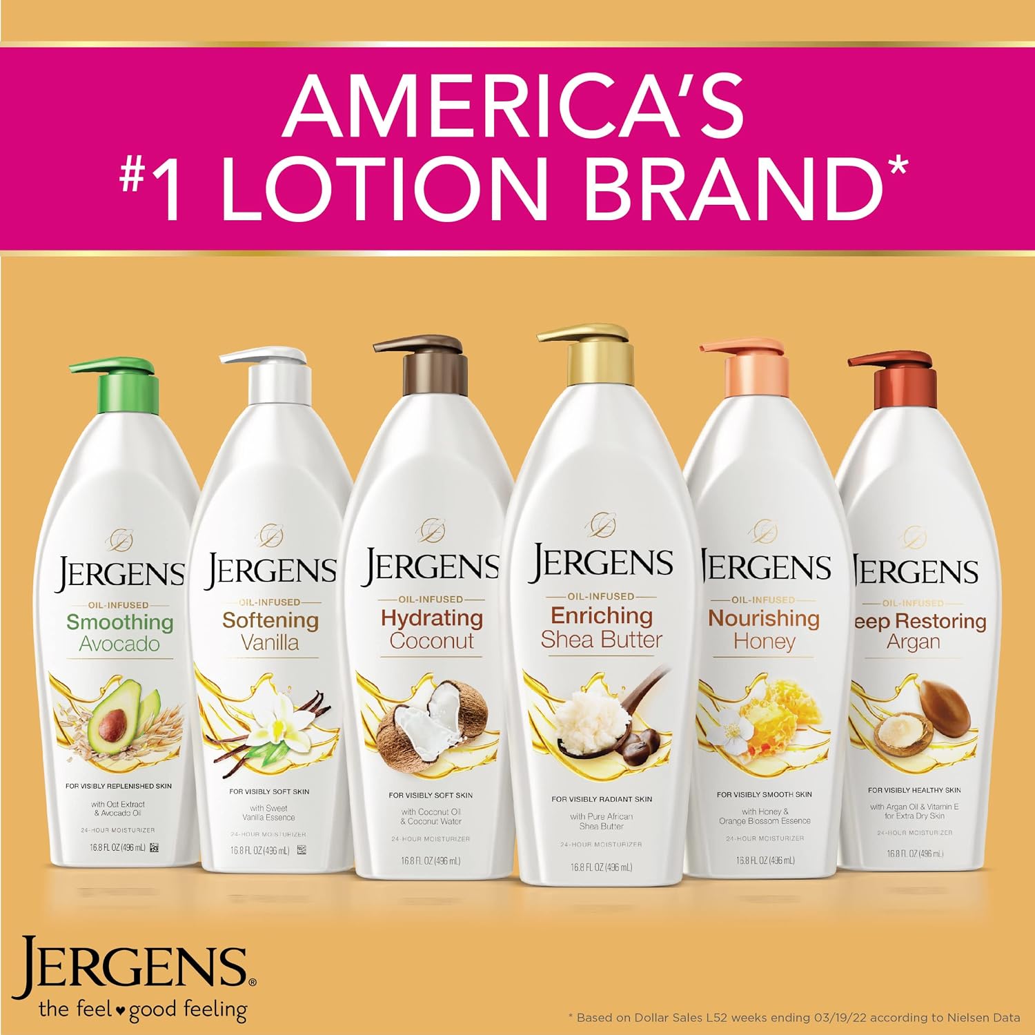 Jergens Shea Butter Body Lotion, Deep Moisturizer for Dry Skin, 26.5 fl oz | Enriching Hand and Body Lotion, Vitamin E, Extremely Dry Skin Relief, 2.5X More Radiant Skin, Deep Conditioning