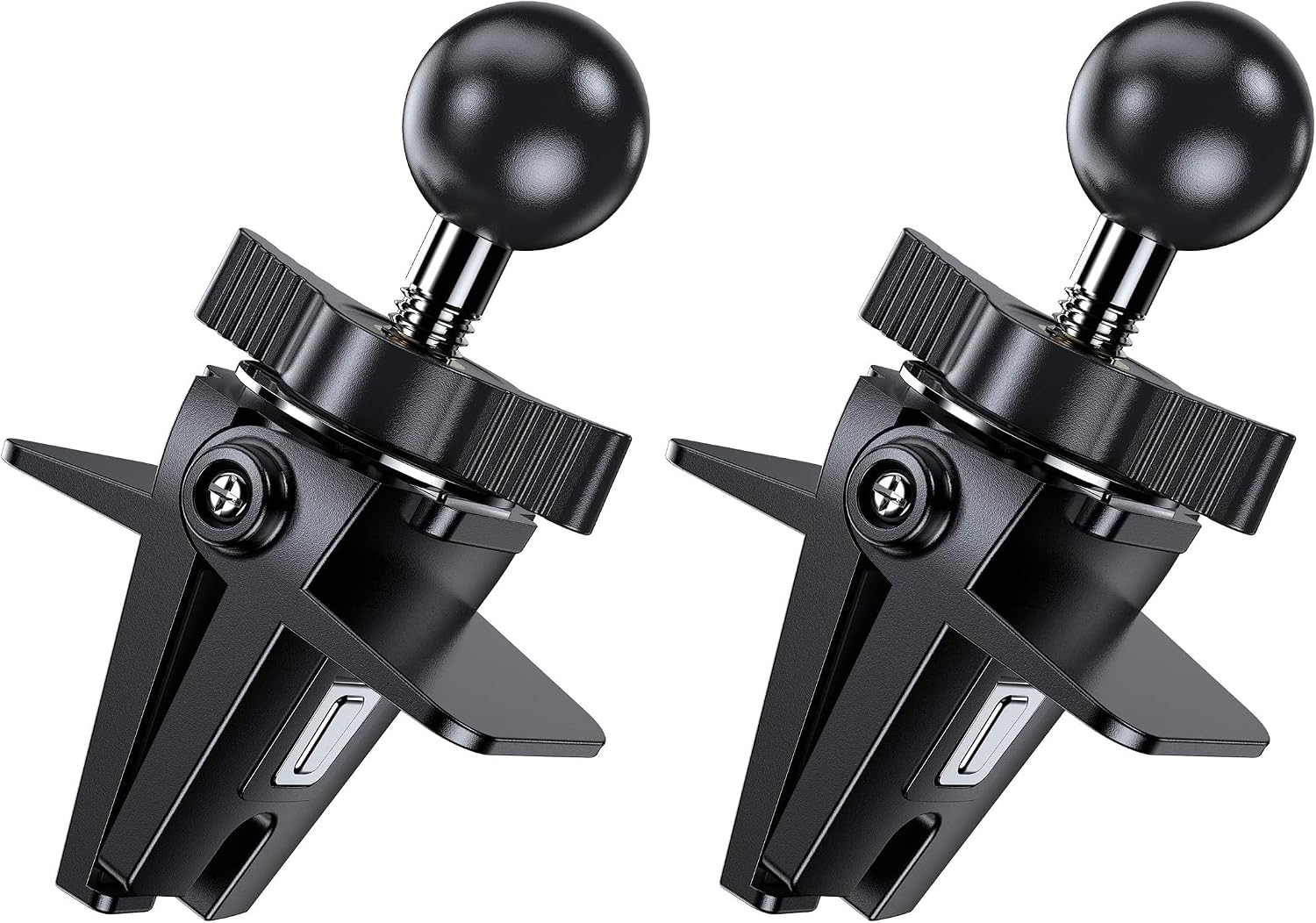 VICSEED Air Vent Clip for Car Mount, Twist-Lock Anti-Shake Vent Grip, 17mm (0.67inch) Ball Head Universal for Most Phone Mount for Car