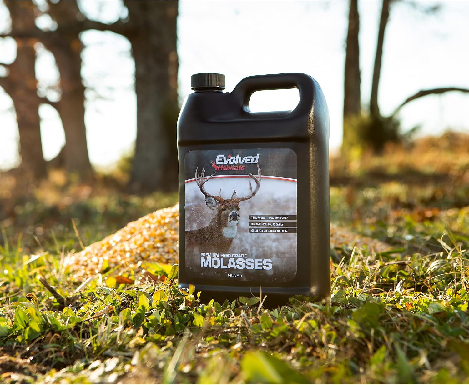 Premium Wildlife Molasses - All Year-Round Feed Supplement - Ready-to-Use Deer, Bear & Hogs Attractant