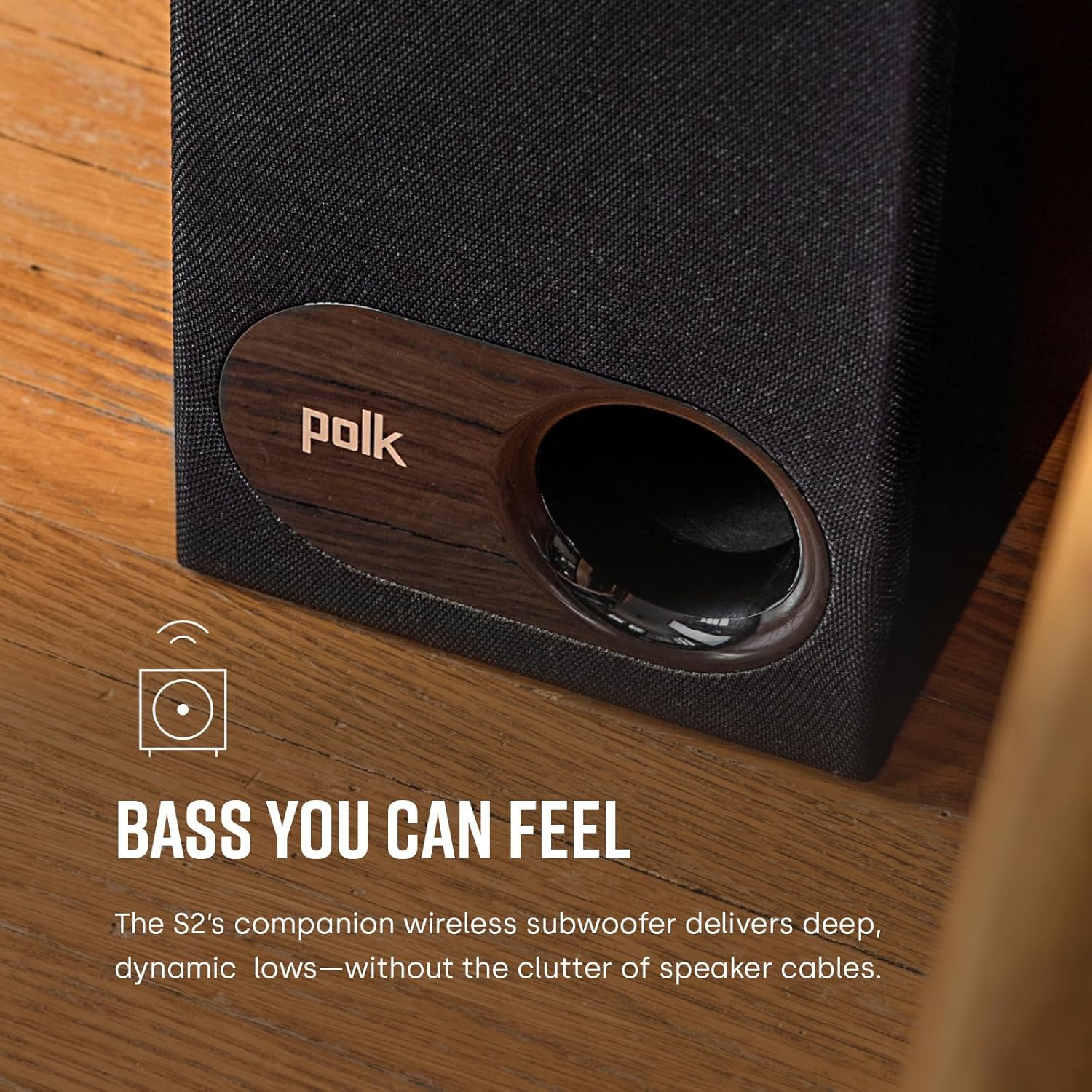 Polk Audio Signa S2 Ultra-Slim Sound Bar for Smart TV with Subwoofer
