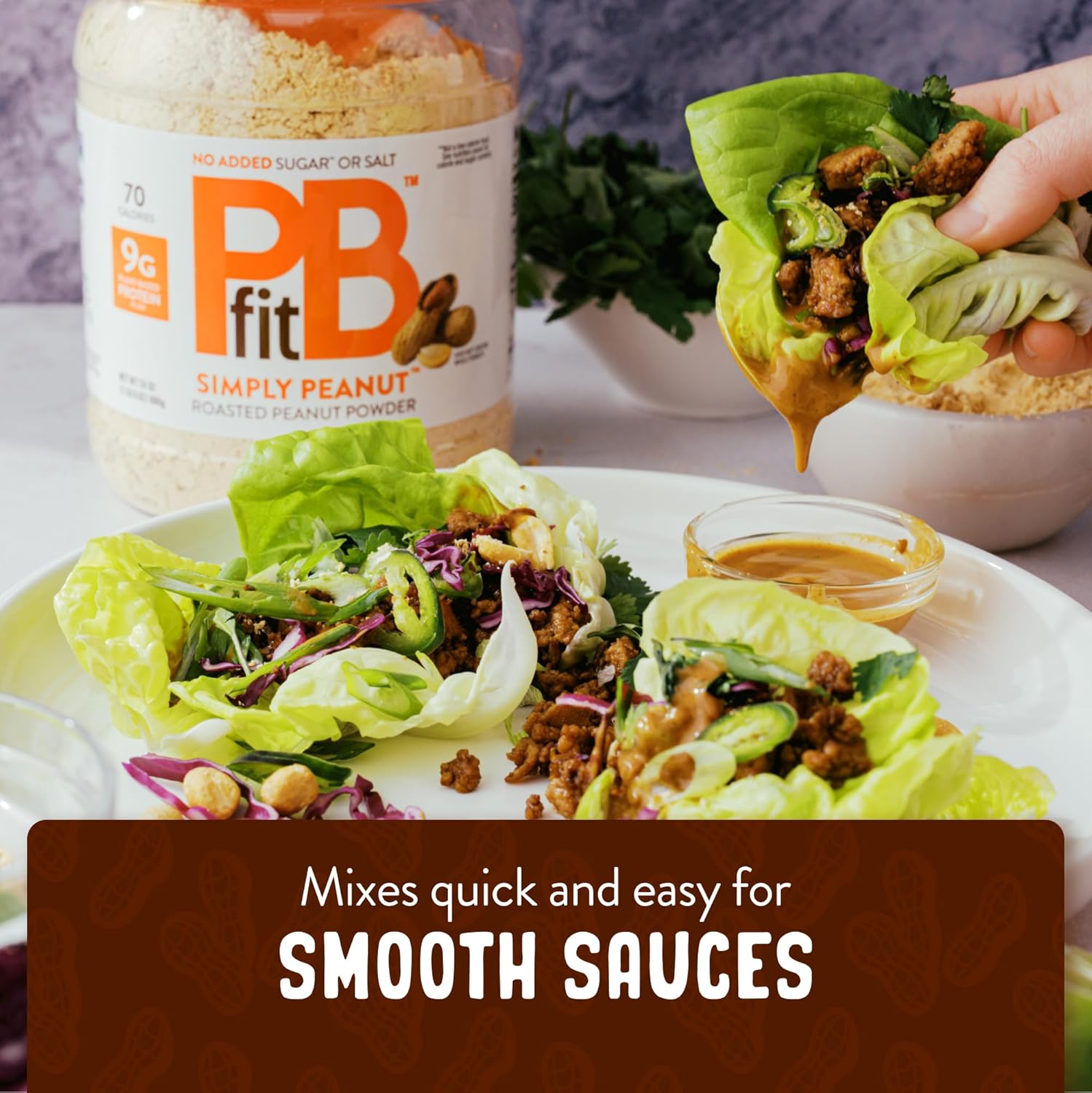 PBfit Simply Peanut Powder 24 Oz, 9g Protein, One Ingredient