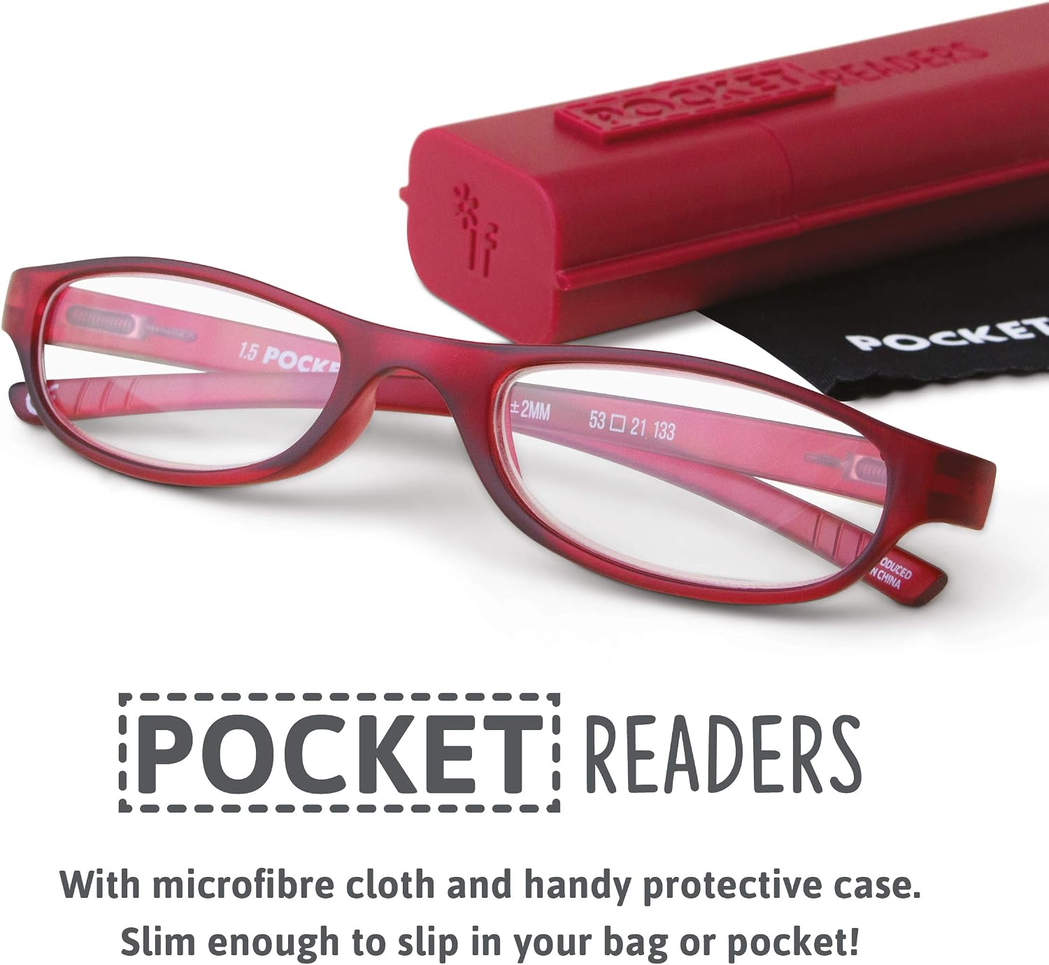 IF Pocket Readers - Reading Glasses in a Slim Pocket Sized case