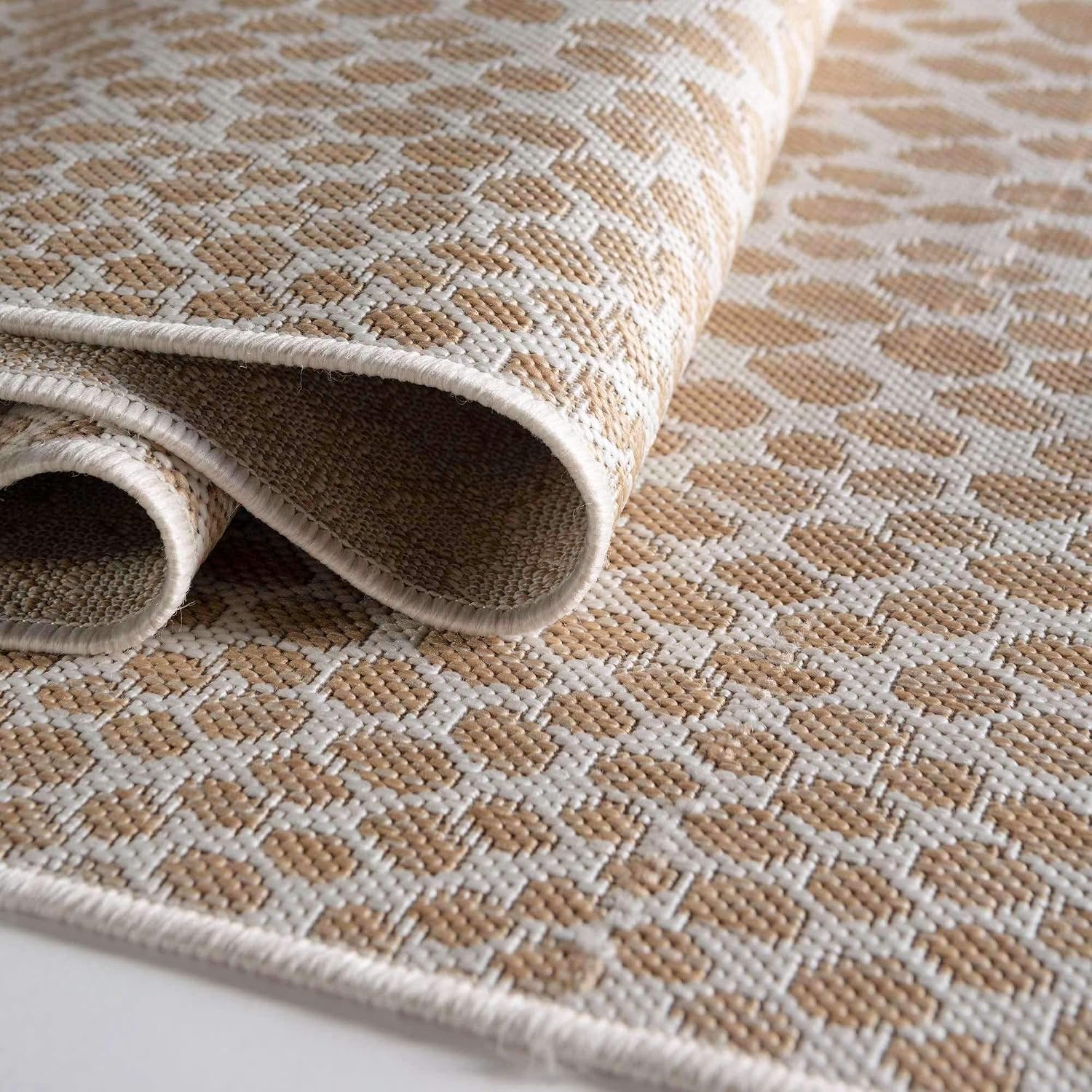 Unique Loom Outdoor Collection Area Rug - Cape Town (9' x 12' Rectangle, Blue/Ivory)