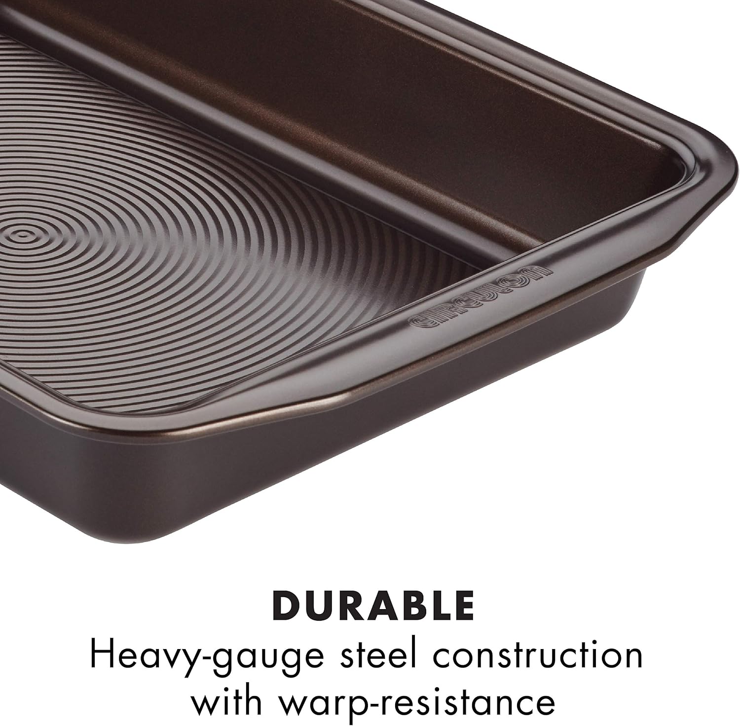 Circulon Bakeware Nonstick Cookie Pan Set, Cookie Sheets for Baking, 2-Piece, Gray