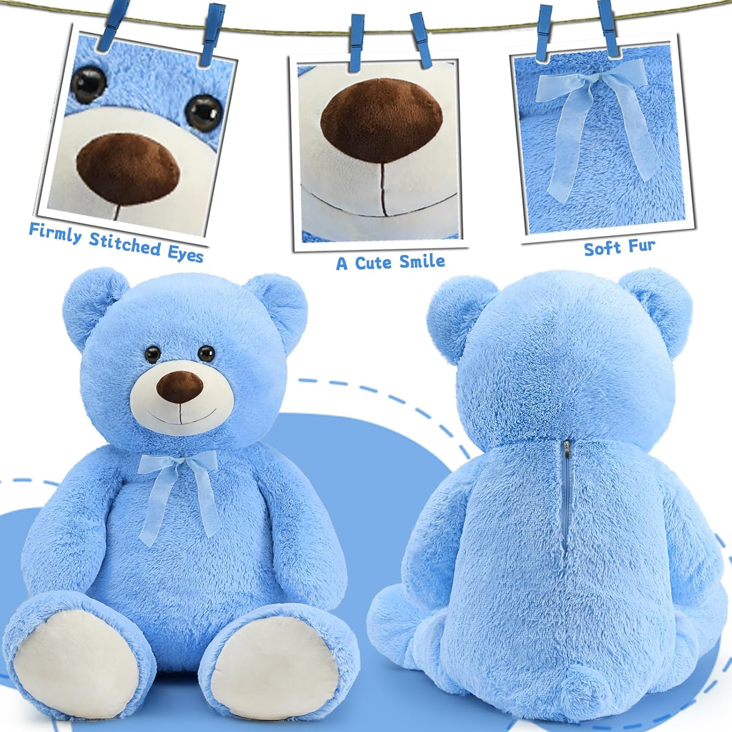 Toys Studio 47 Inch Big Teddy Bear Giant Stuffed Animal for Girls