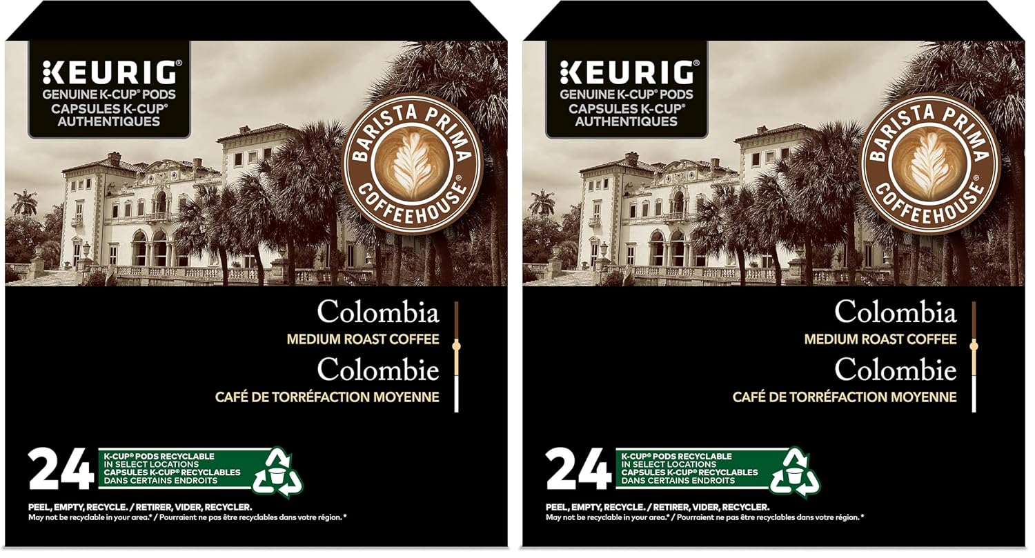 Barista Prima Coffeehouse Coffee, Keurig K-Cups, Colombia, 24- Count