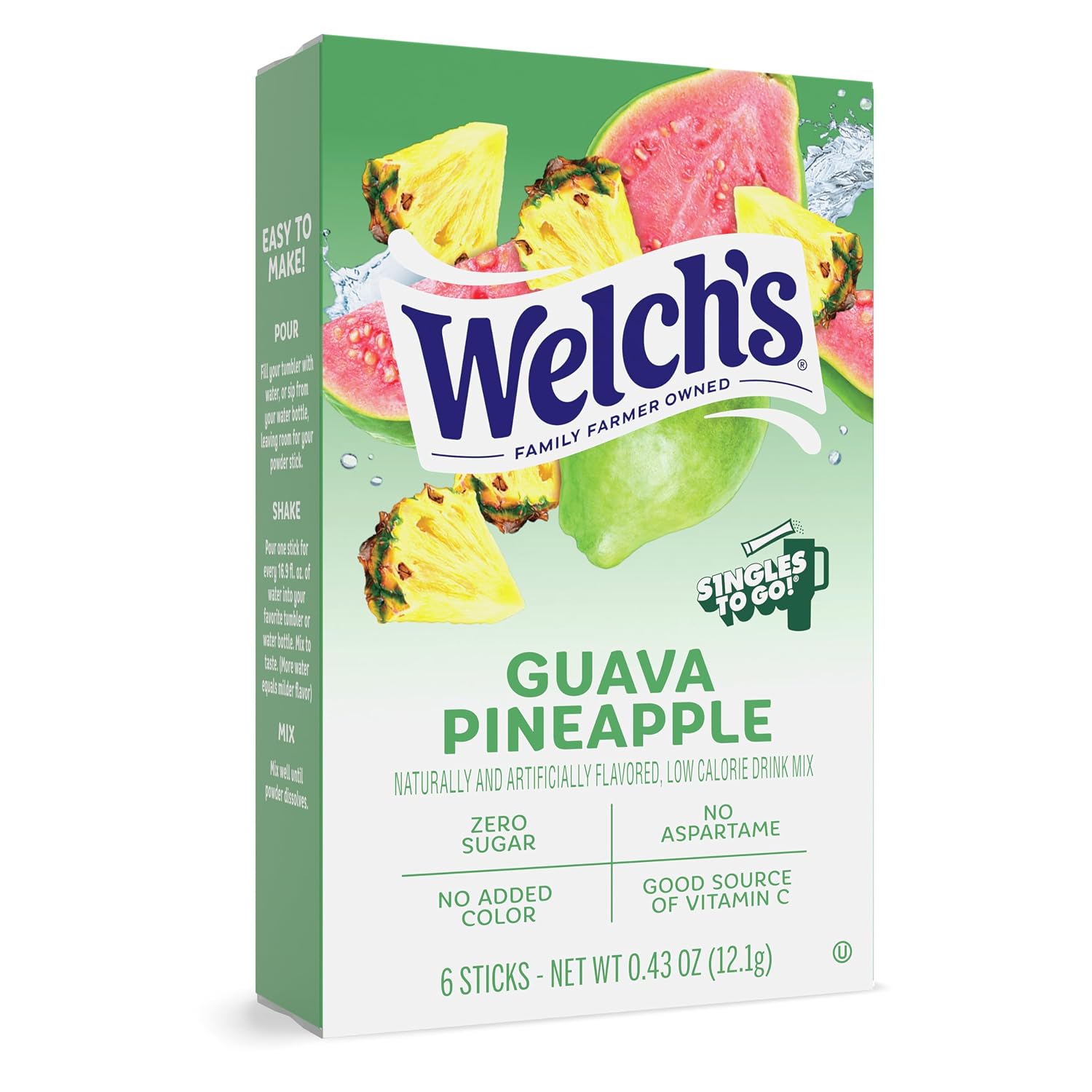 Singles To Go! Welch's Water Drink Mix, Grape, 72 Packets
