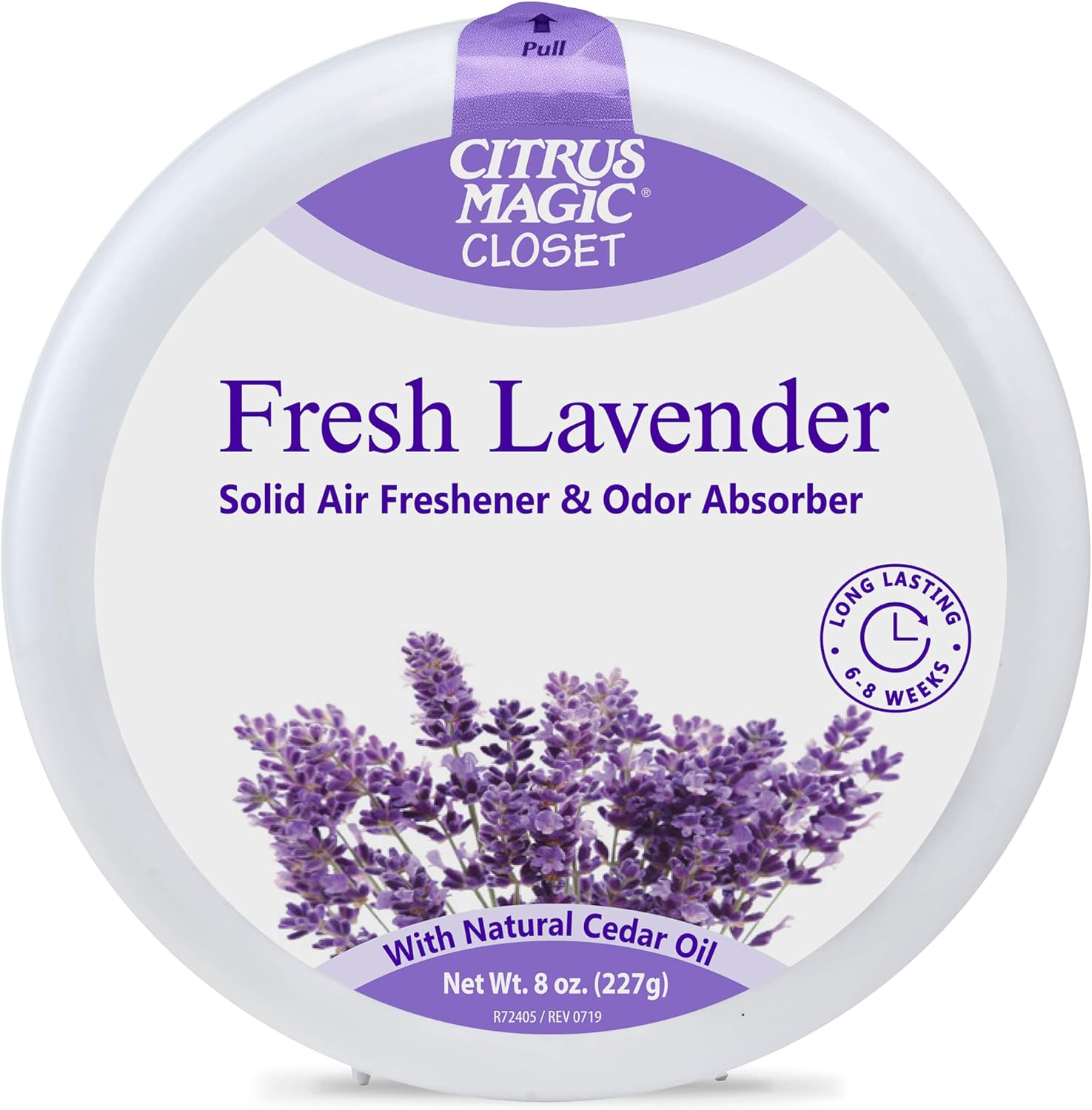 Citrus Magic Closet Solid Air Freshener, Cedar, 8 Ounce