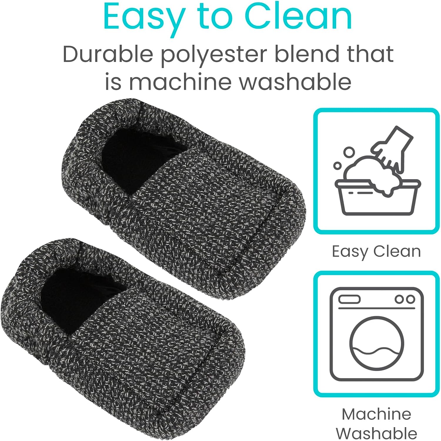 Vive Walker Ski Glide Covers 4 PCS - Accessories for Folding Walkers