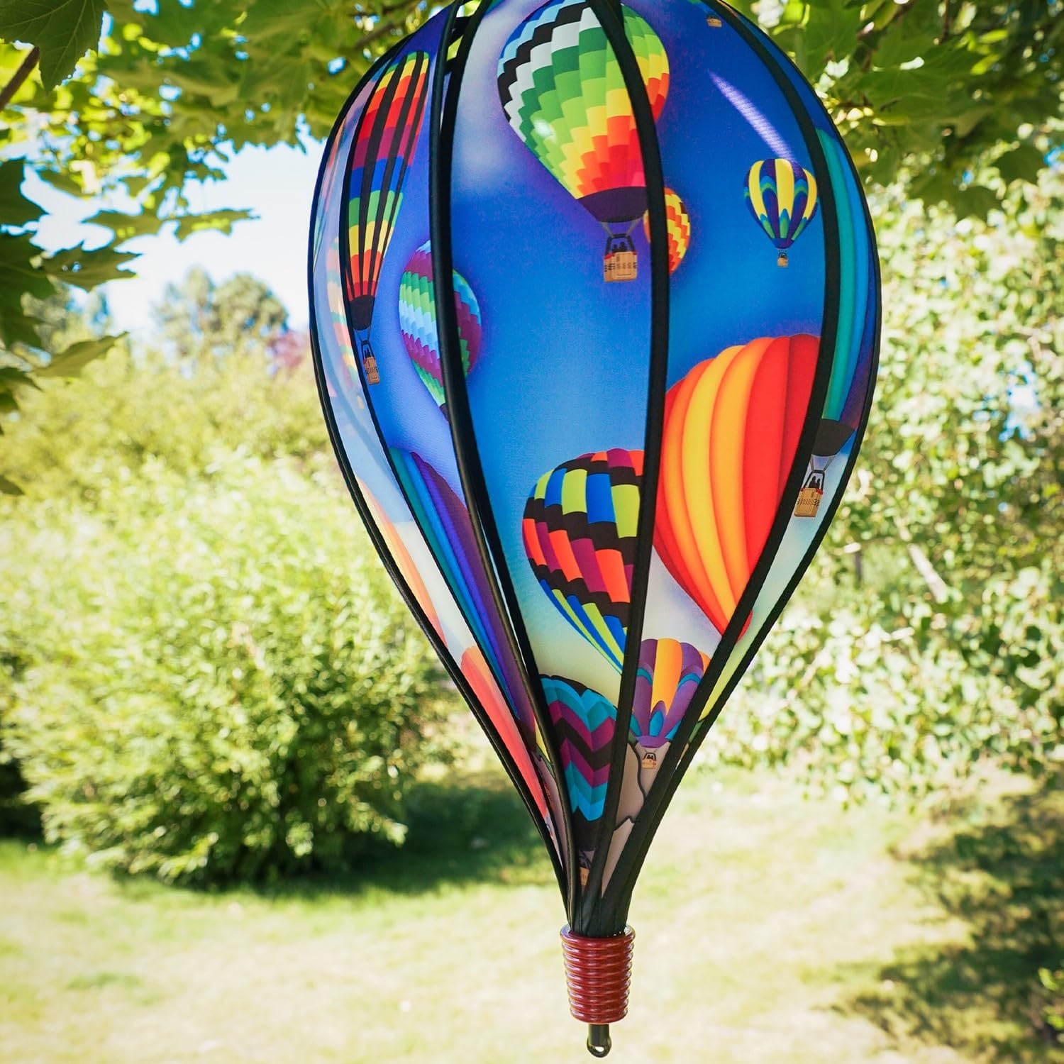 In the Breeze 0990 USA Flag 10-Panel Hot Air Balloon Wind Spinner